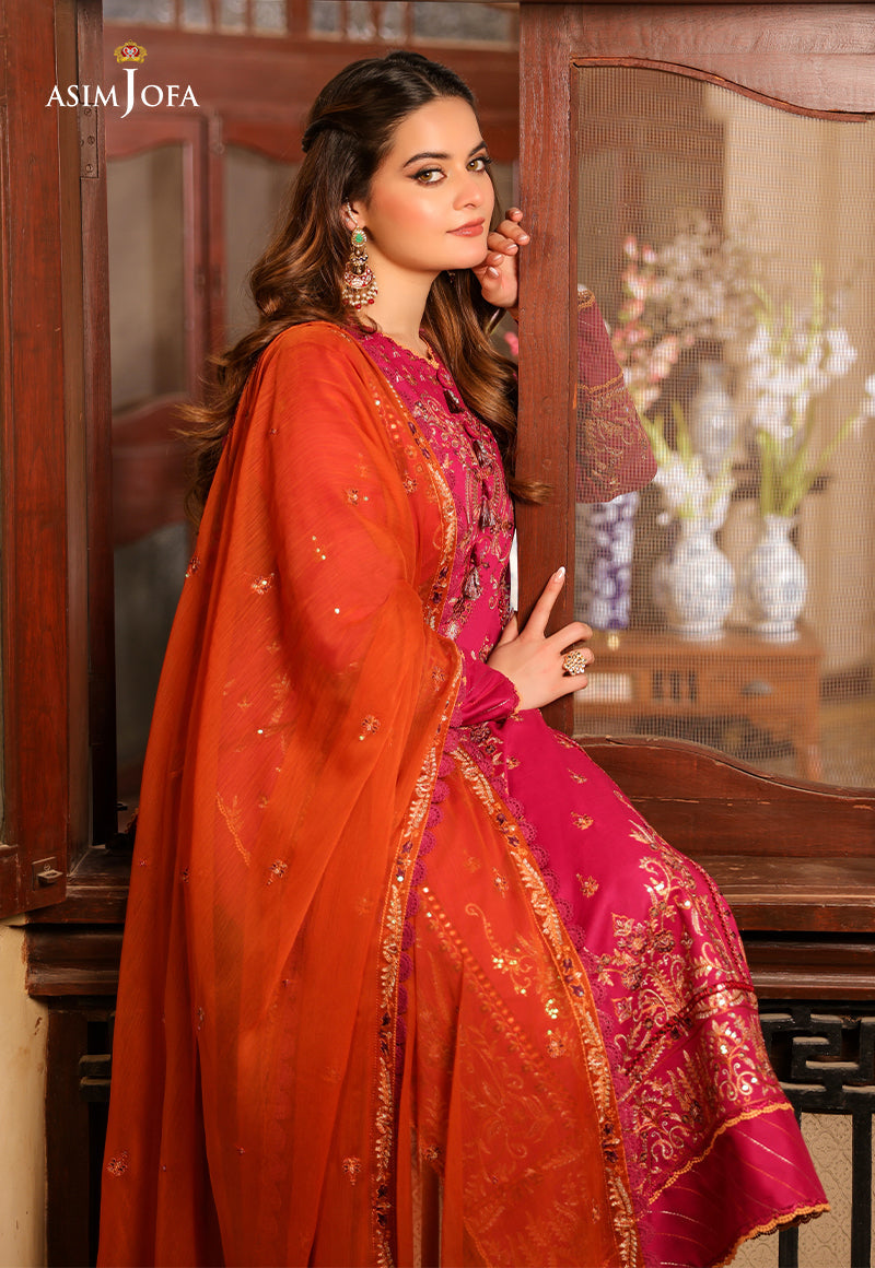 AJZB-15 EMBROIDERED CAMBRIC 3 PCS