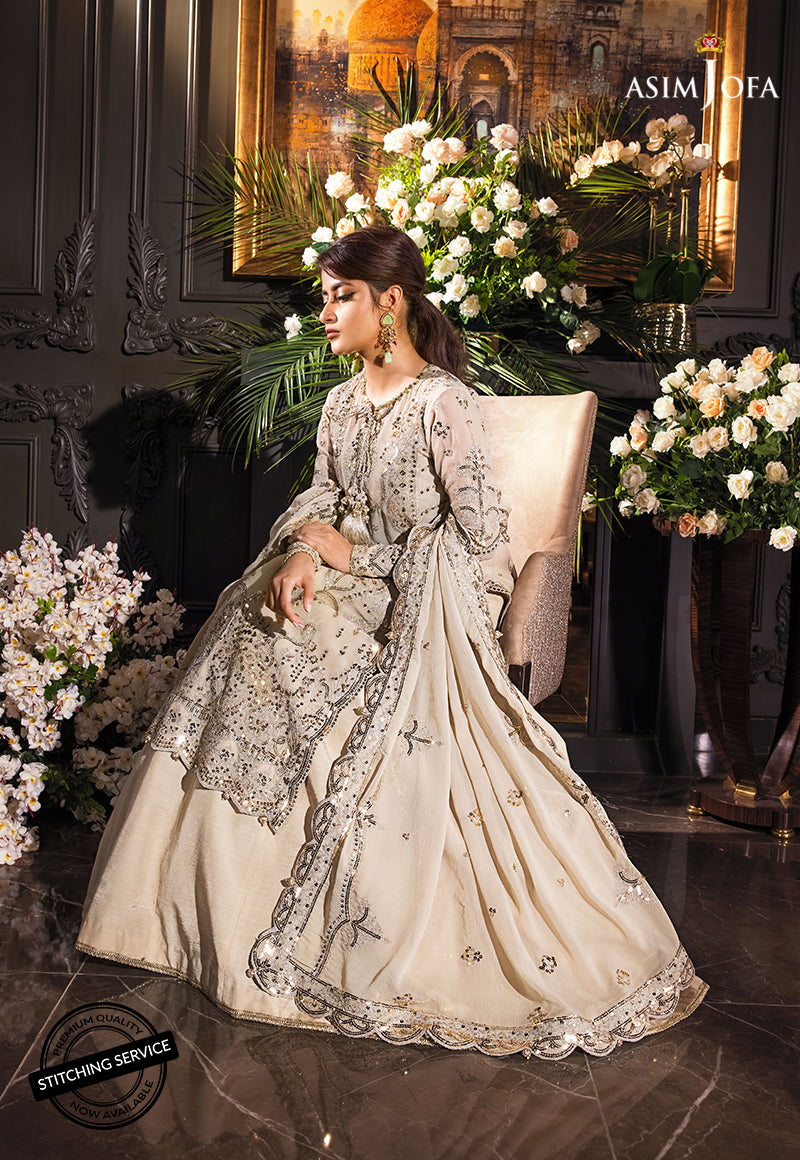 AJSE-04 EMBROIDERED CHIFFON 3 PCS