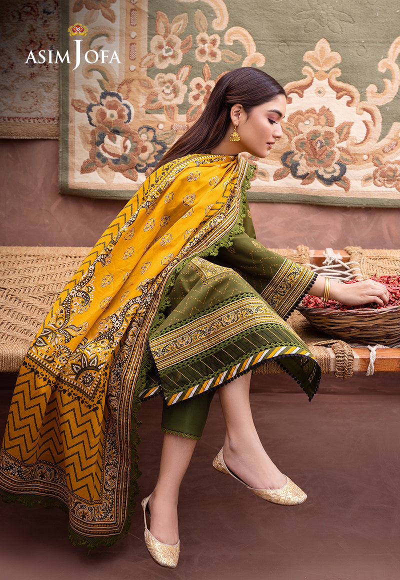 AJUB-01 PRINTED LAWN 3 PCS
