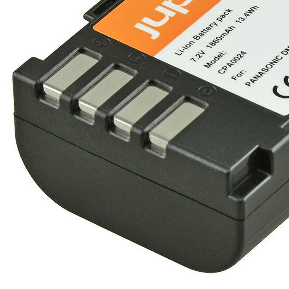 Jupio Li-Ion 7.2V 1860mAh Rechargeable Battery For Panasonic DMW-BLF19E Cam