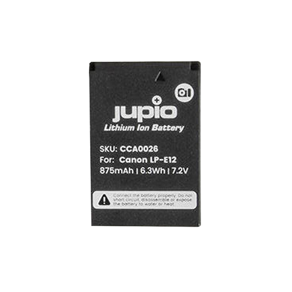 Jupio 2x Batteries 875mAh & USB Dual Charger Kit For Canon LP-E12