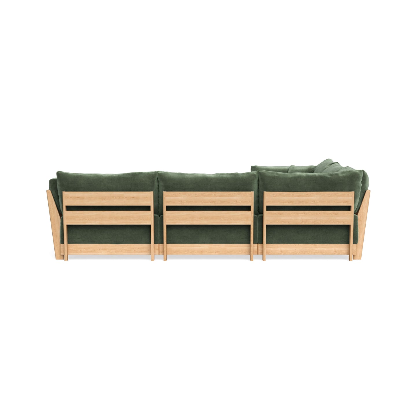 Slipcover Only - Modular Bondi 5-Seater Corner Sectional + Ottoman in Rosemary