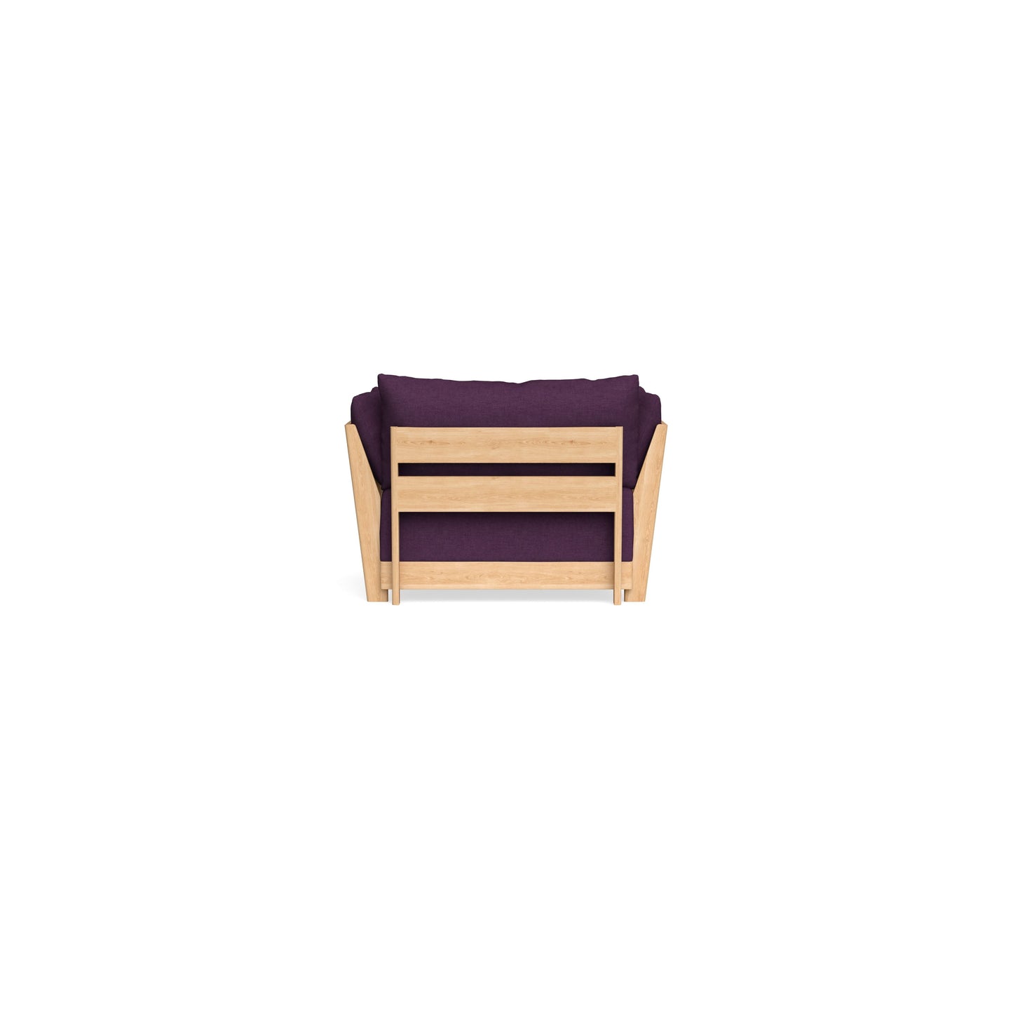 Slipcover Only - Modular Bondi Armchair + Ottoman in Aubergine