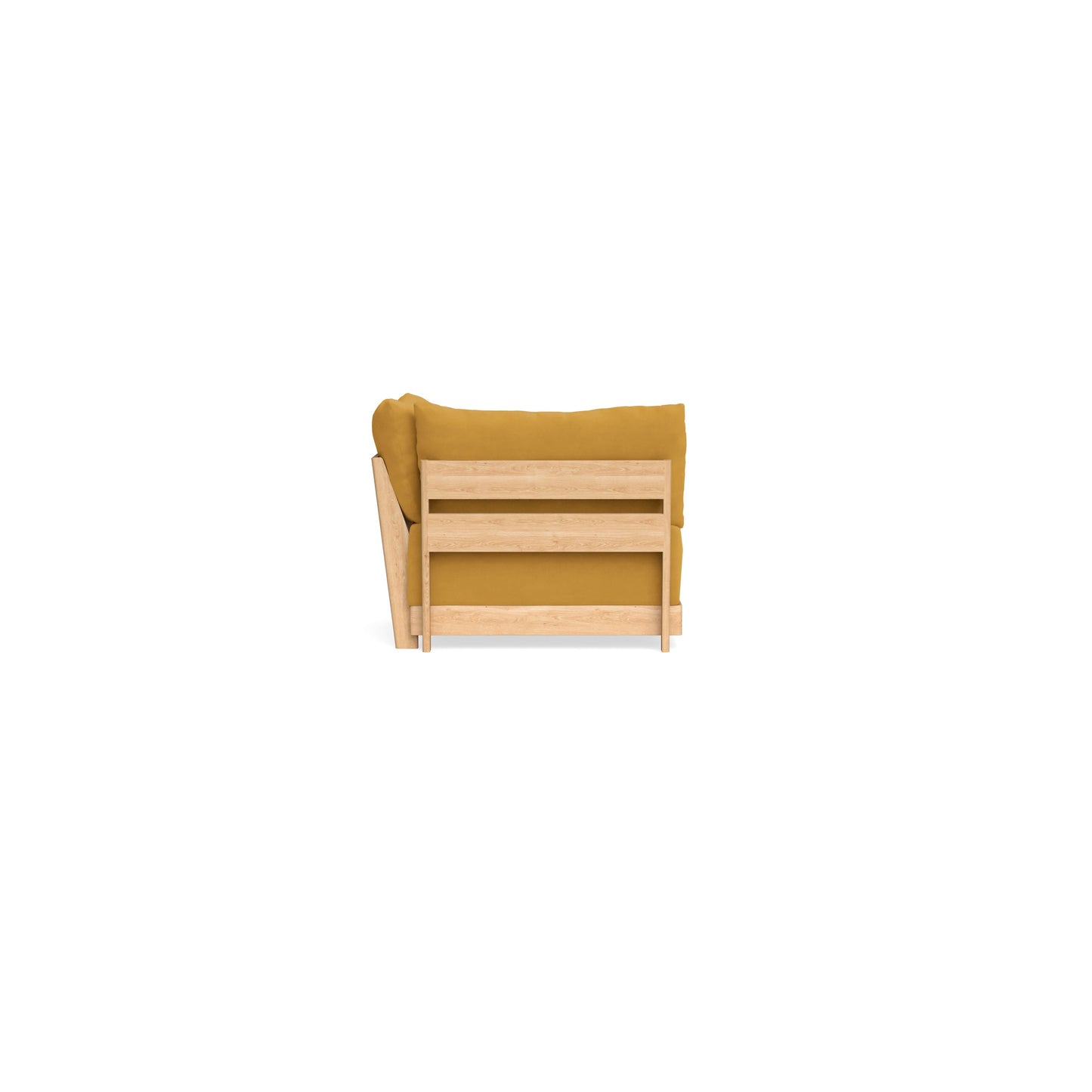 Modular Bondi Latte Corner Chair in Honey | Memory Foam Blend