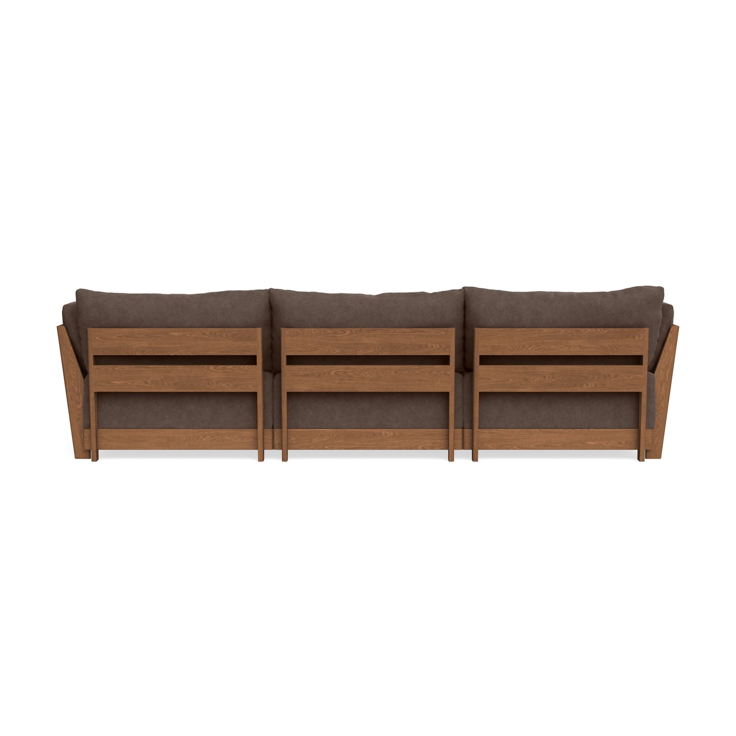 Modular Bondi Espresso 3-Seater Sofa in Chocolate | Memory Foam Blend