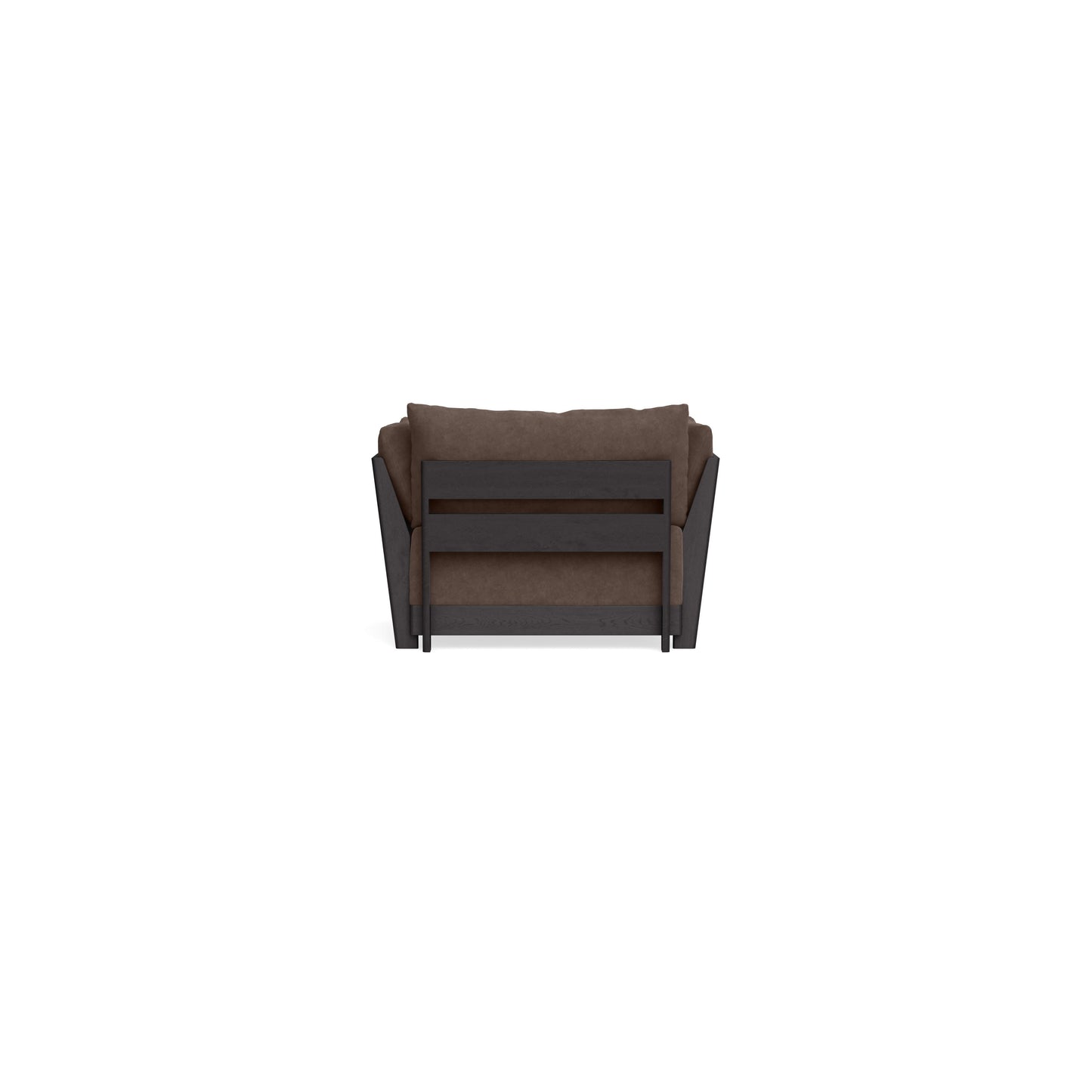 Modular Bondi Black Armchair in Chocolate | Classic Blend
