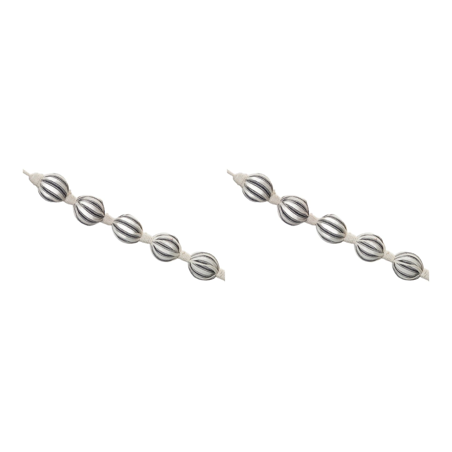 Fabric Ball String Garland, Set of 2