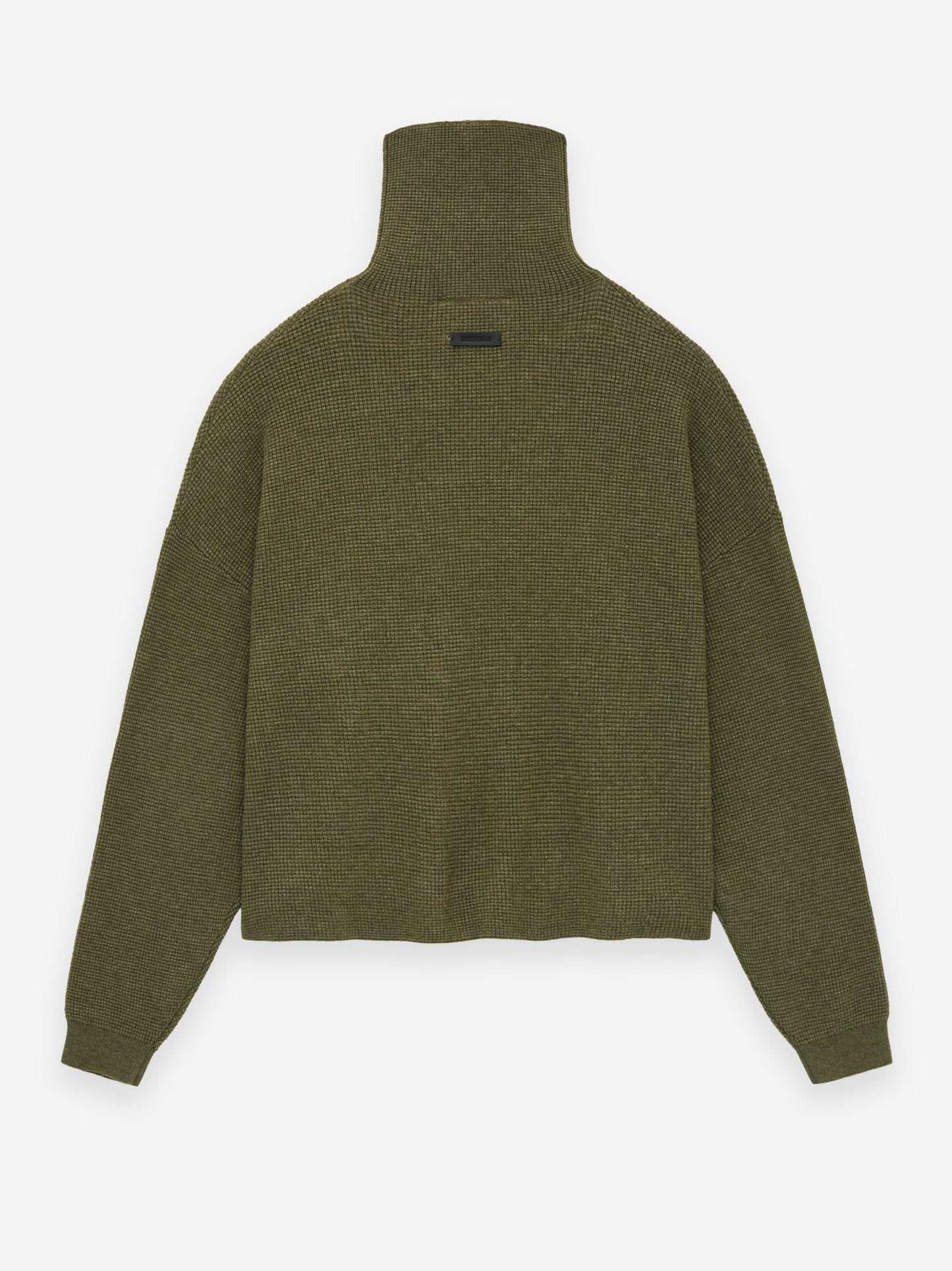 Womens Waffle Turtleneck