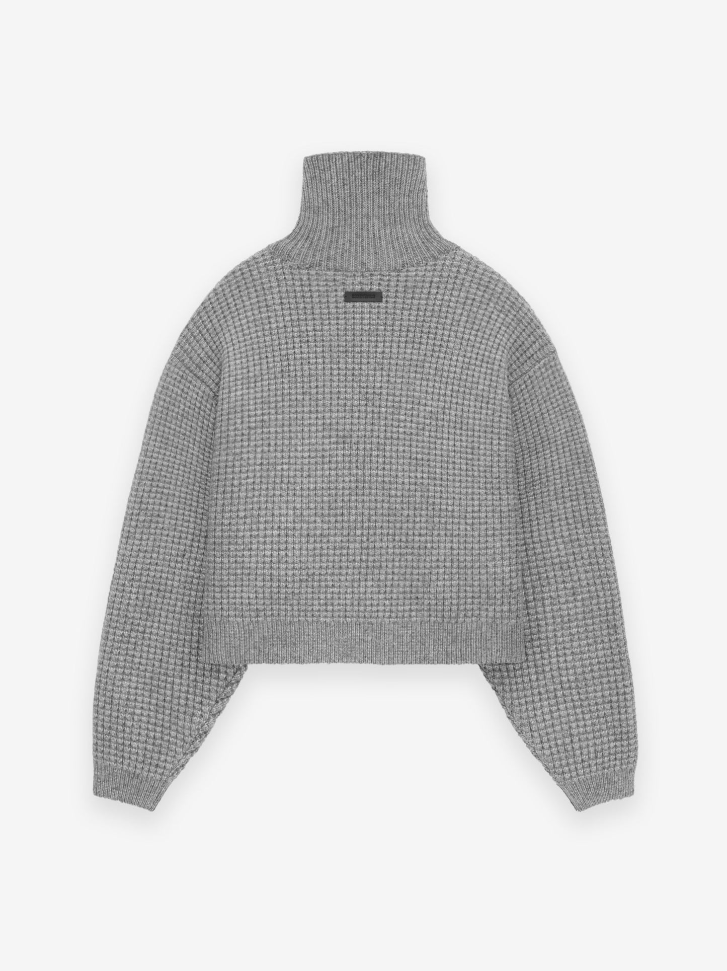 Womens Waffle Turtleneck