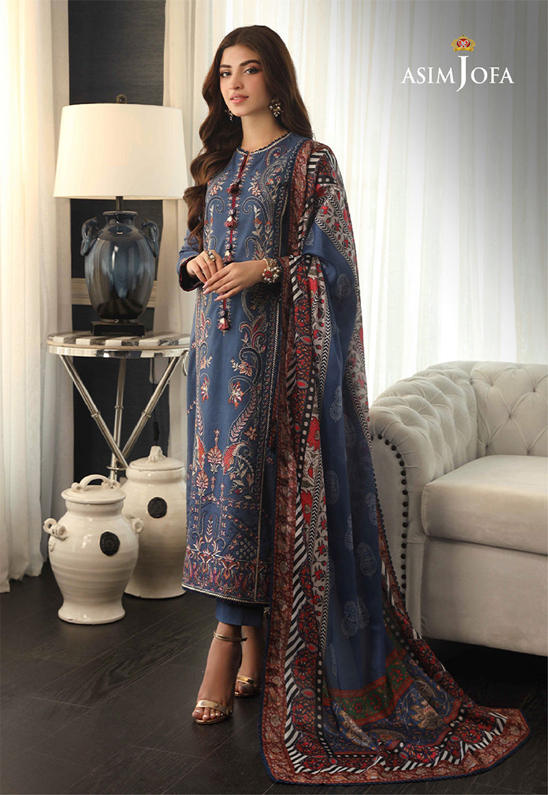 AJAI-21 EMBROIDERED CAMBRIC 3 PCS