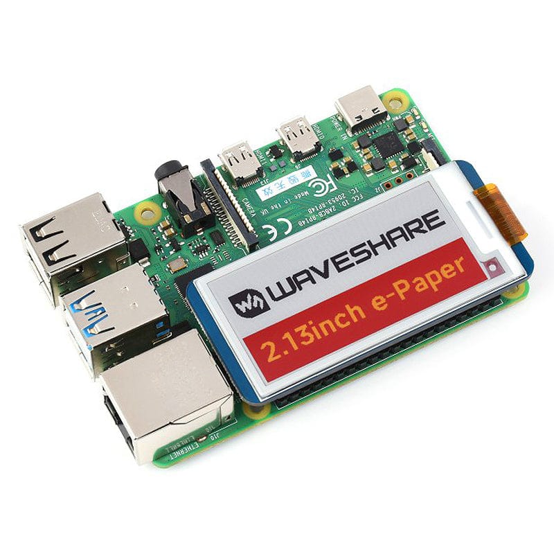 2.13" E-Paper HAT (250x122)