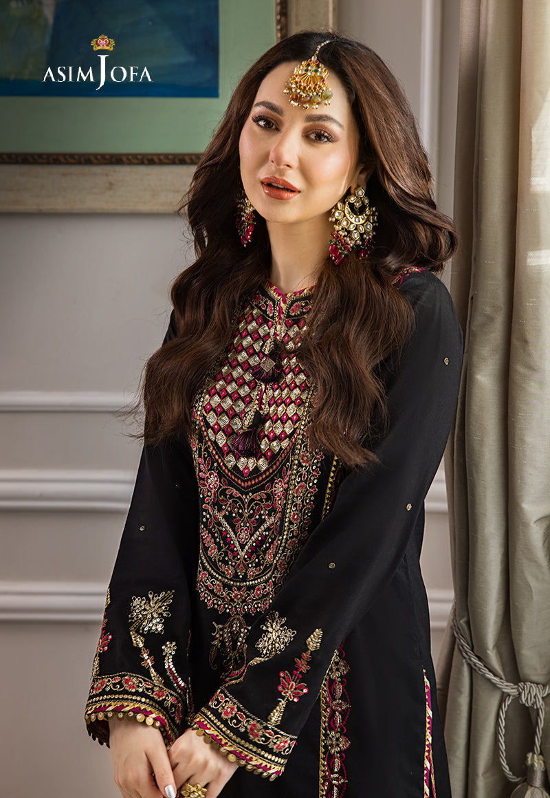 AJZS-25 EMBROIDERED CHANDERI COTTON 1 PC
