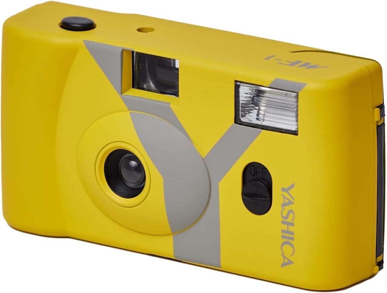 Yashica MF-1 Snapshot Reusable 35mm Film Camera Set (Yellow)