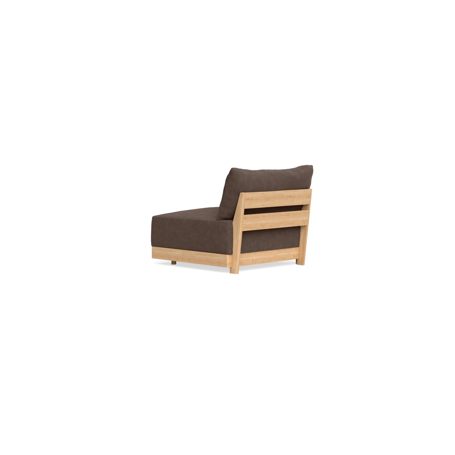 Slipcover Only - Modular Bondi End Chair in Chocolate