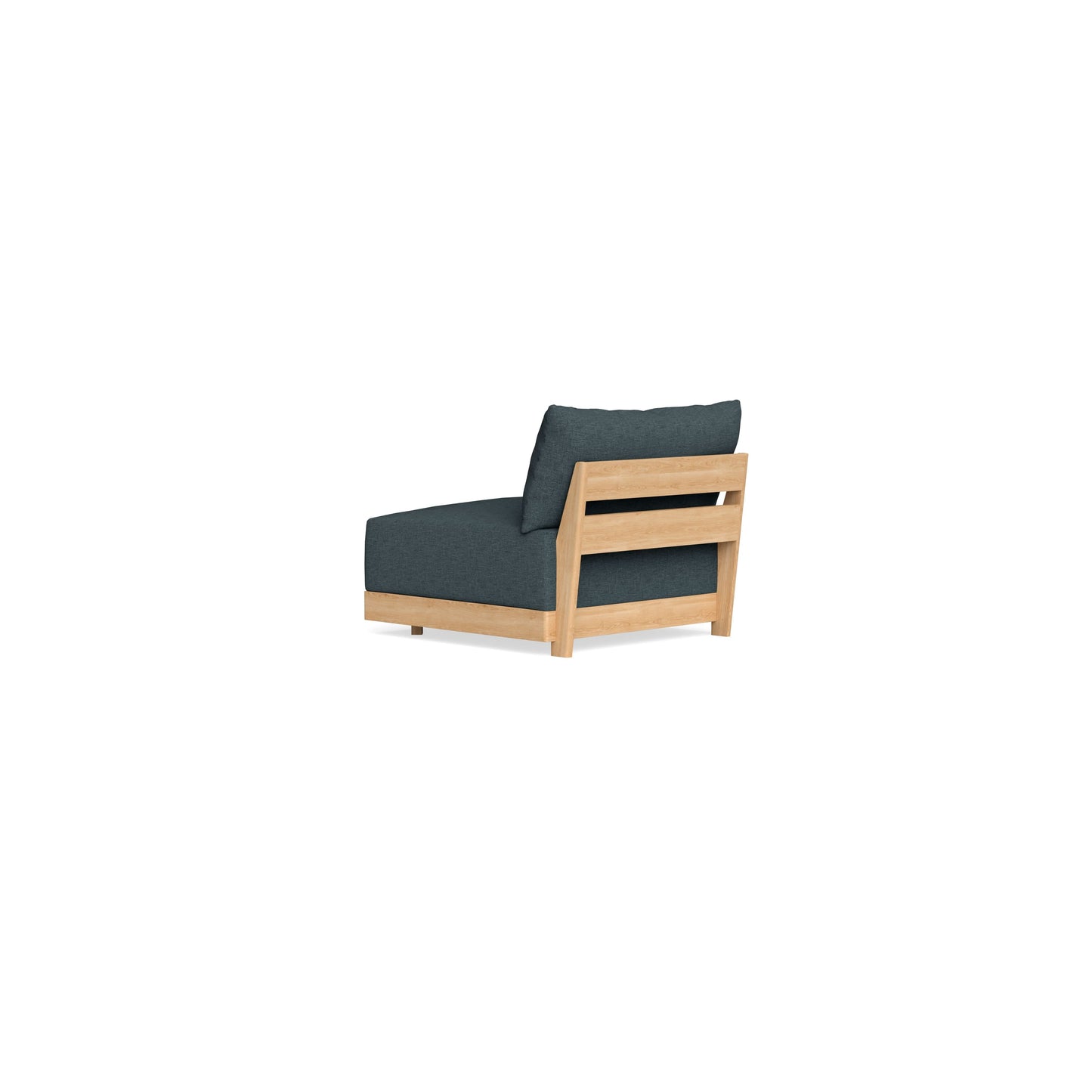 Slipcover Only - Modular Bondi Armless Chair in Ocean Gray