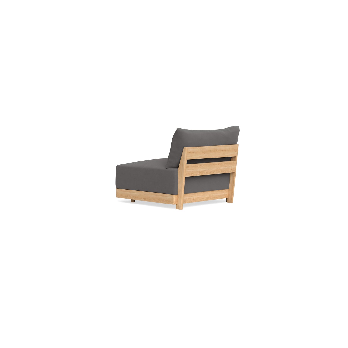 Modular Bondi Latte End Chair in Burnt Ember | Memory Foam Blend