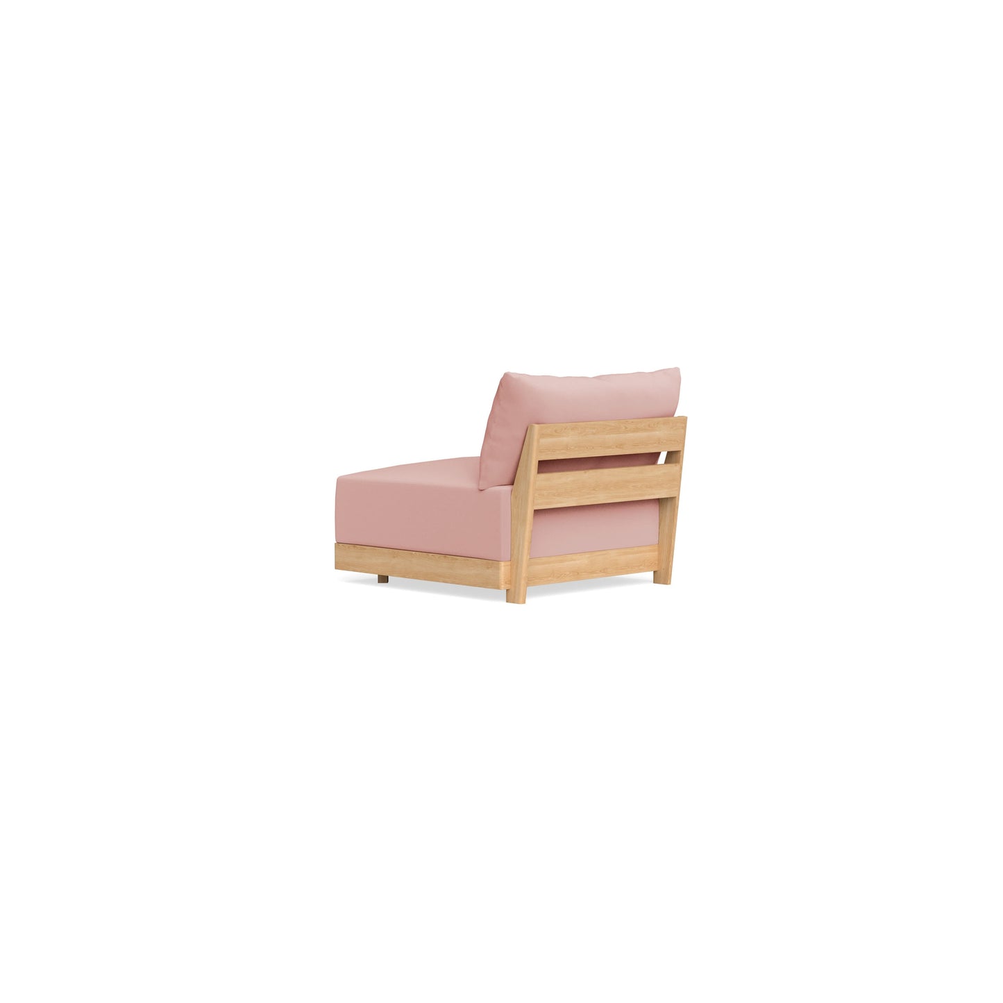 Slipcover Only - Modular Bondi Armless Chair in Powder Pink