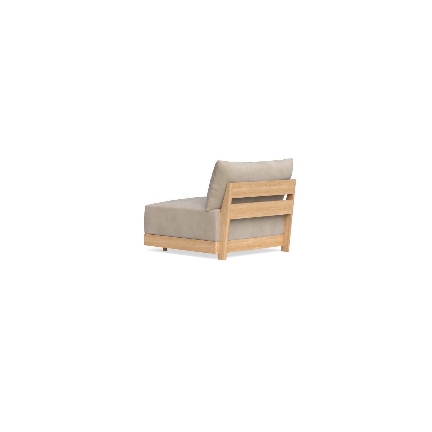 Slipcover Only - Modular Bondi Armless Chair in Oyster