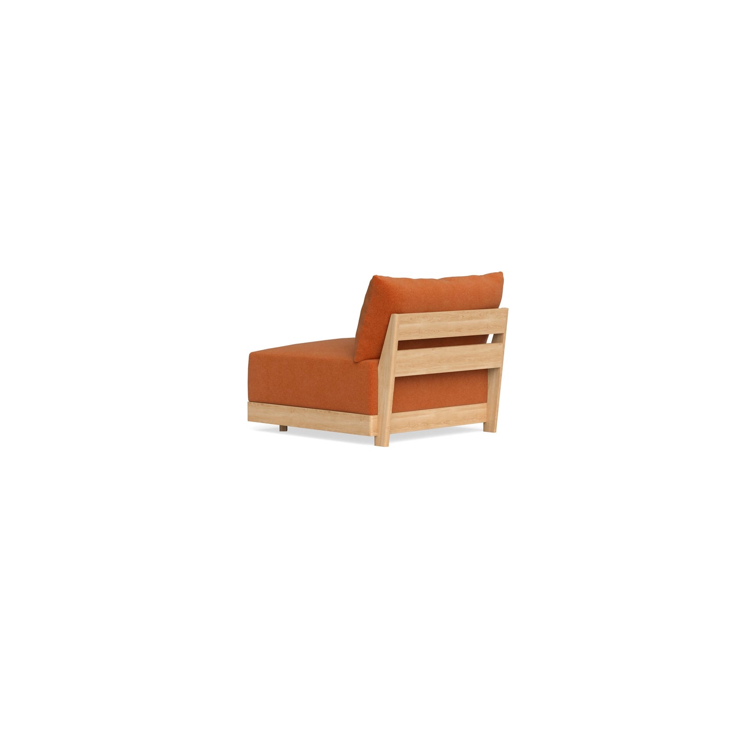 Slipcover Only - Modular Bondi Armless Chair in Terracotta