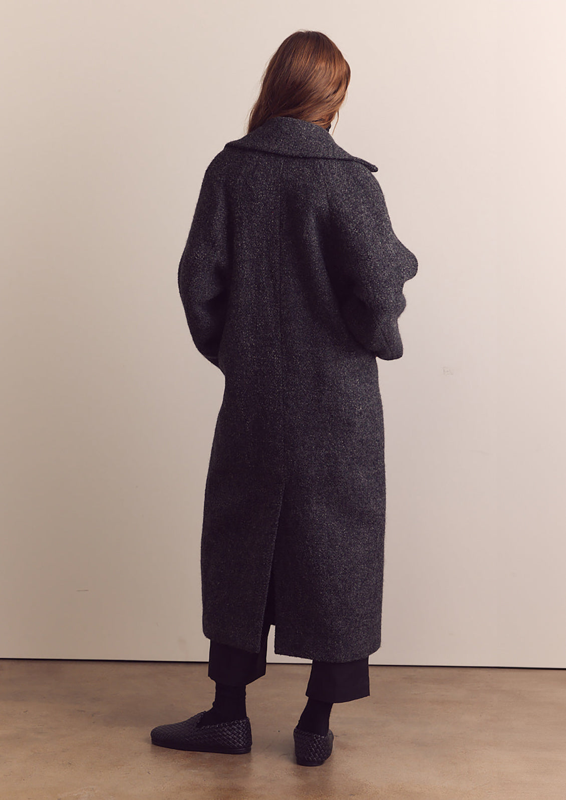 Wool Melange Oversized Coat