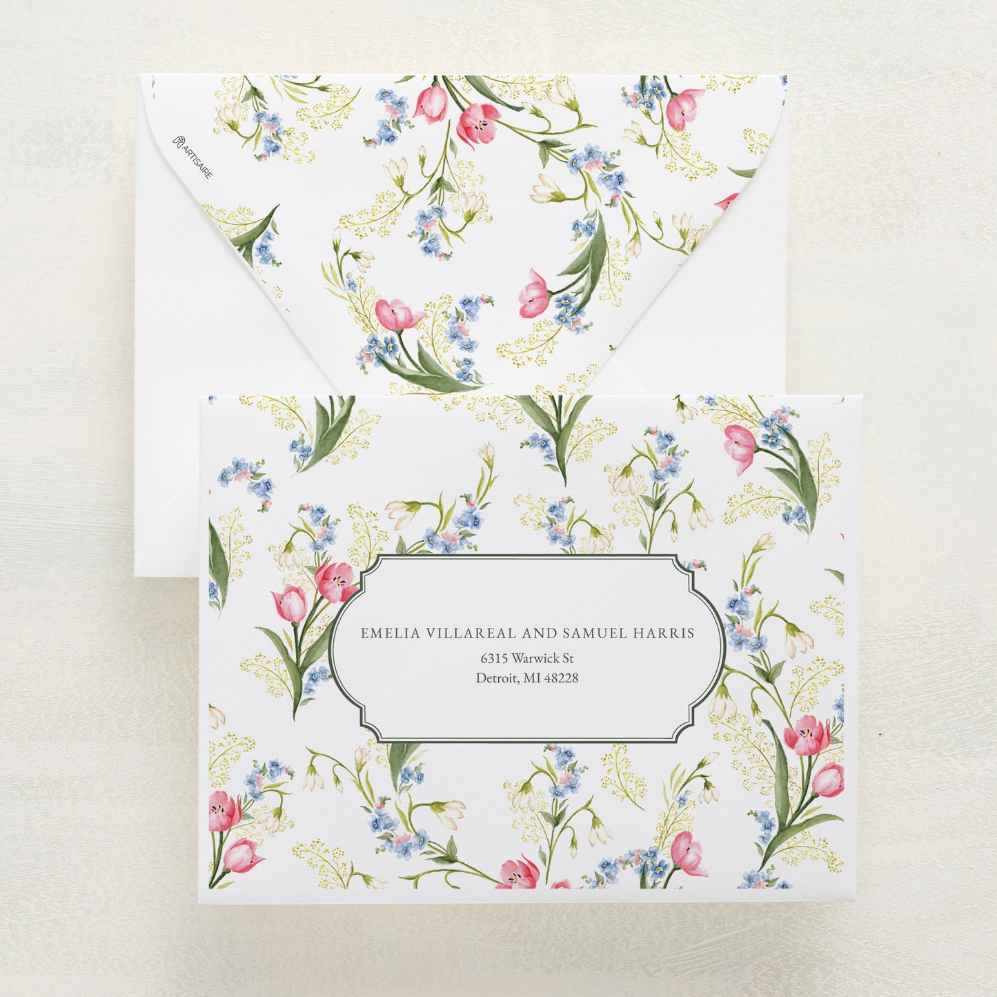 (Sample) Tete A Tete Addressed Envelopes