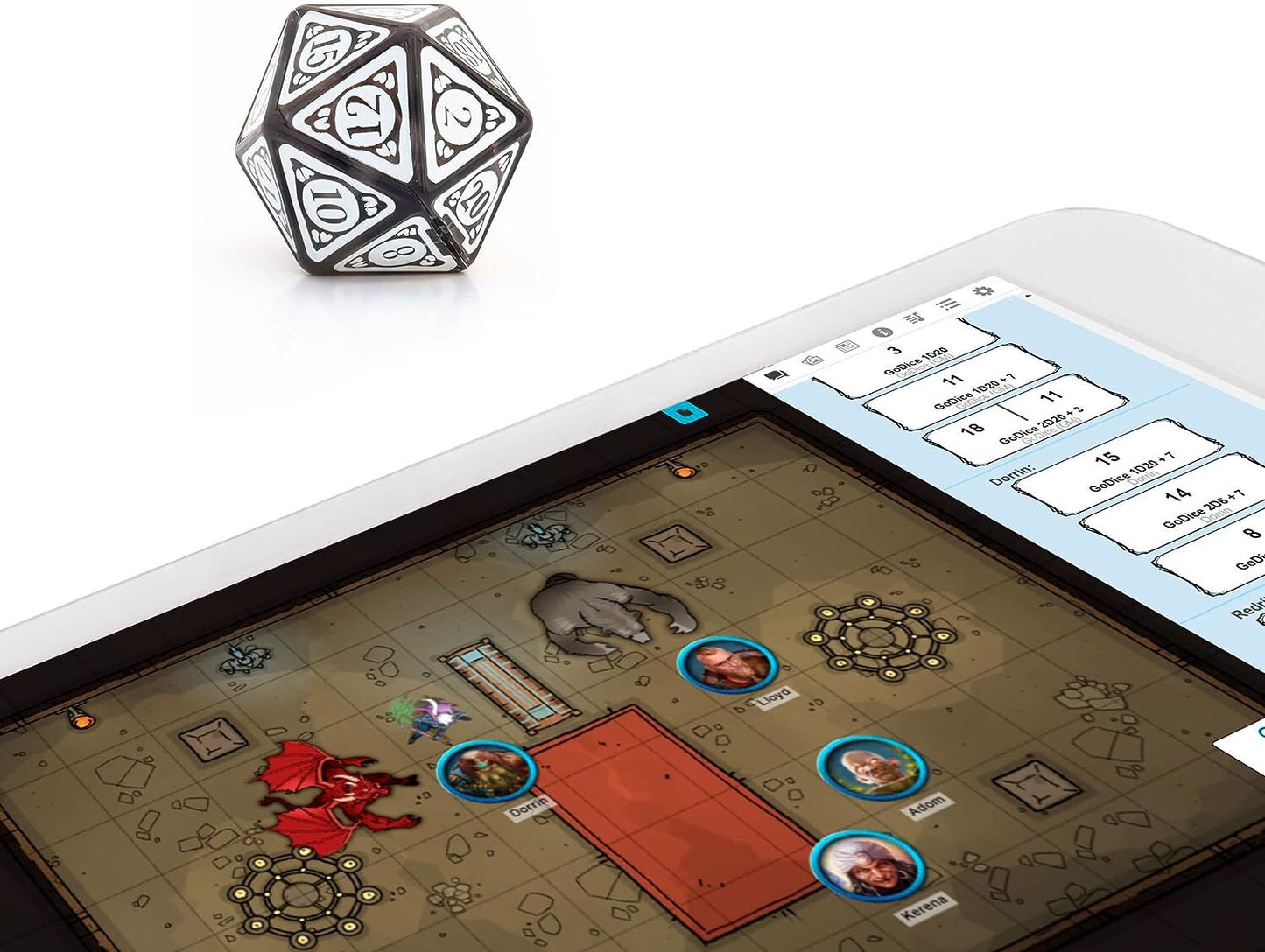 GoDice D20 Connected RPG Smart Electronic Dice
