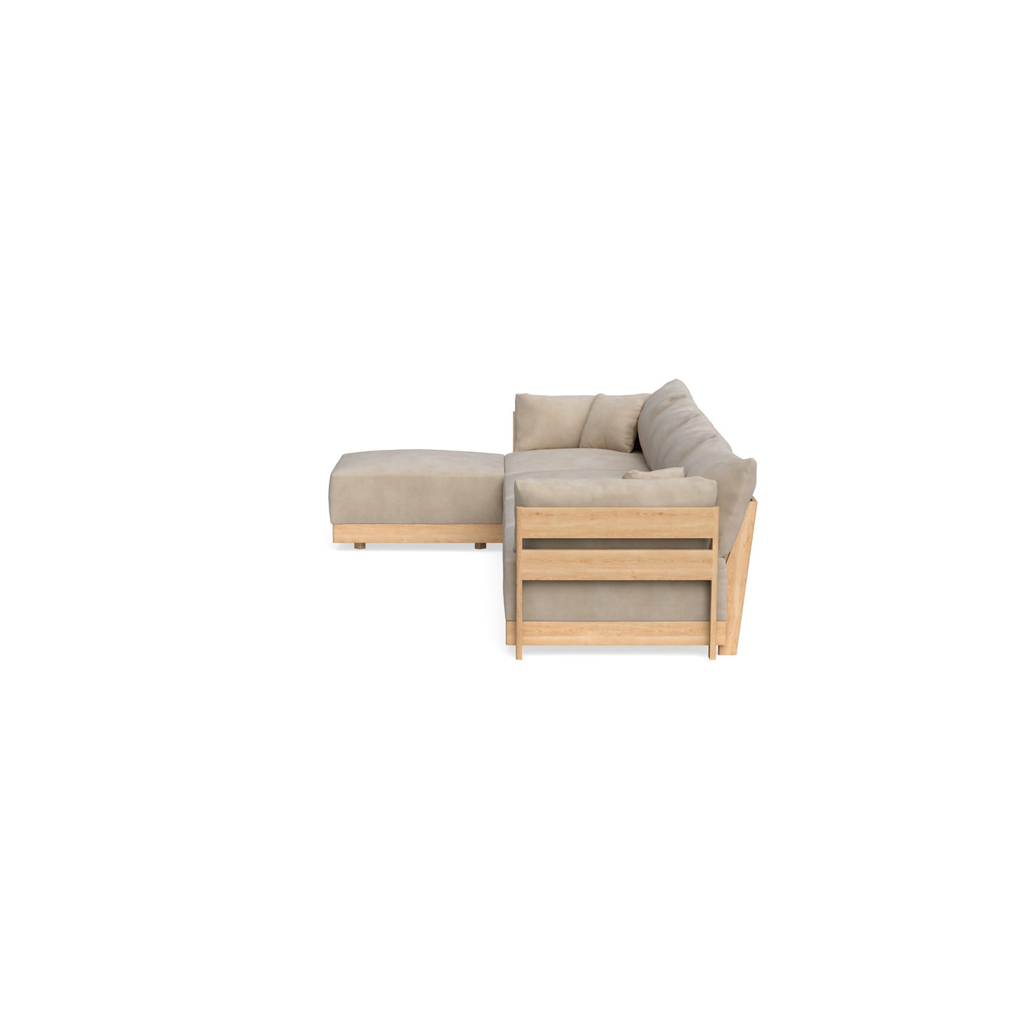 Slipcover Only - Modular Bondi 4-Seater Sectional in Oyster
