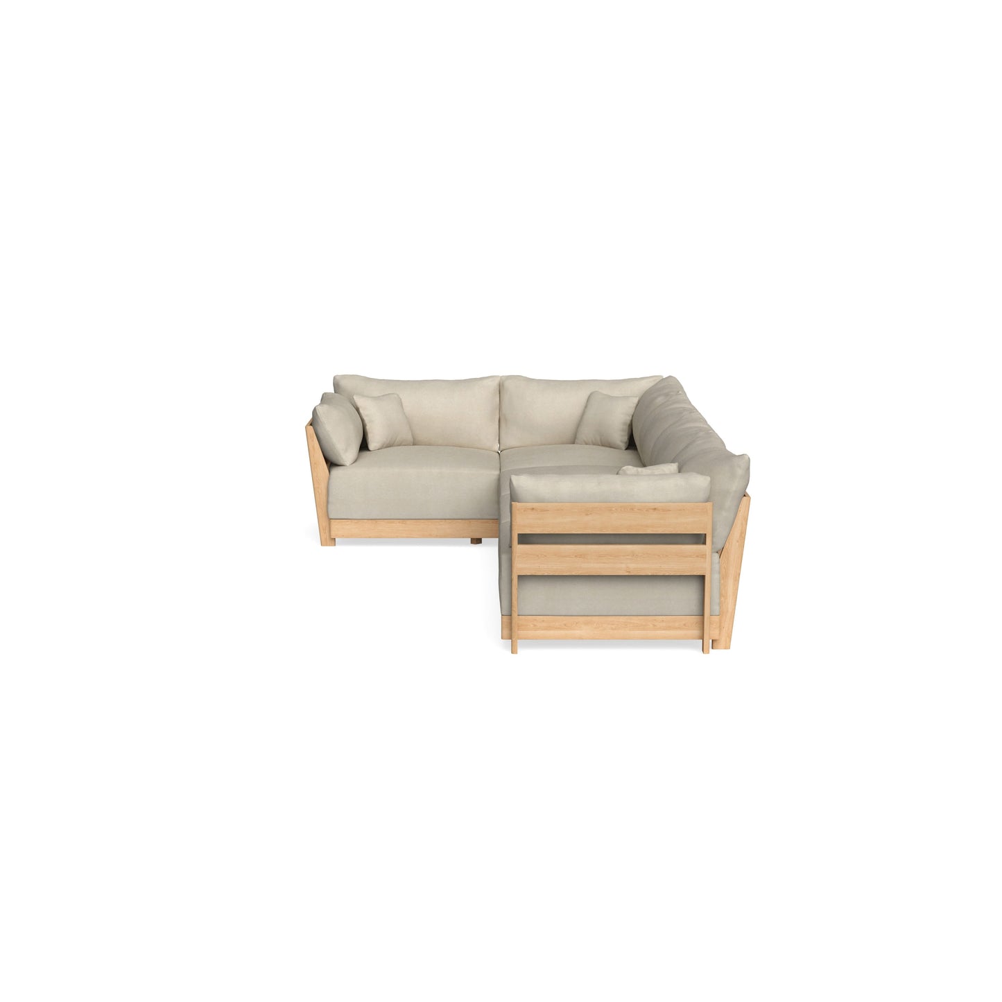Slipcover Only - Modular Bondi 5-Seater L-Sectional in Almond