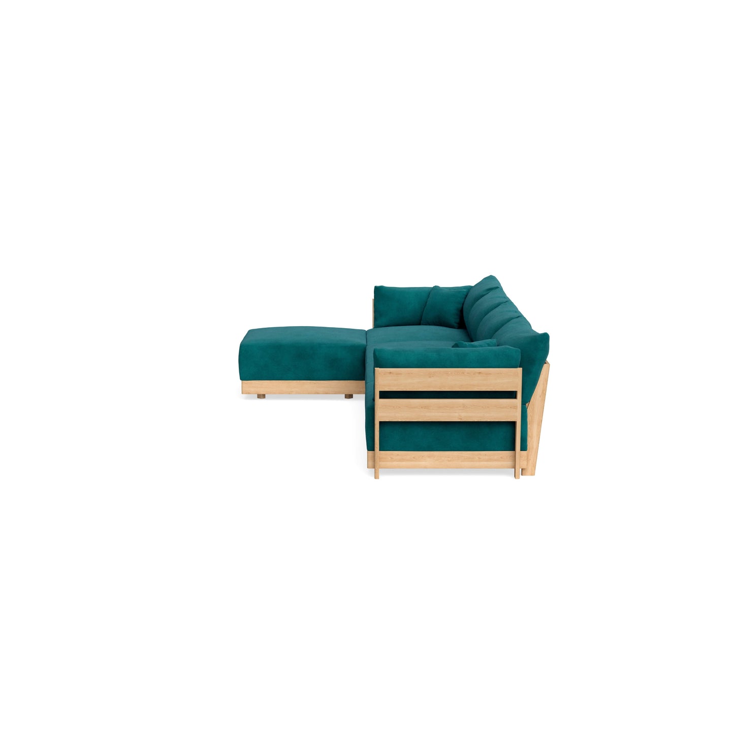 Slipcover Only - Modular Bondi 4-Seater Sectional in Peacock