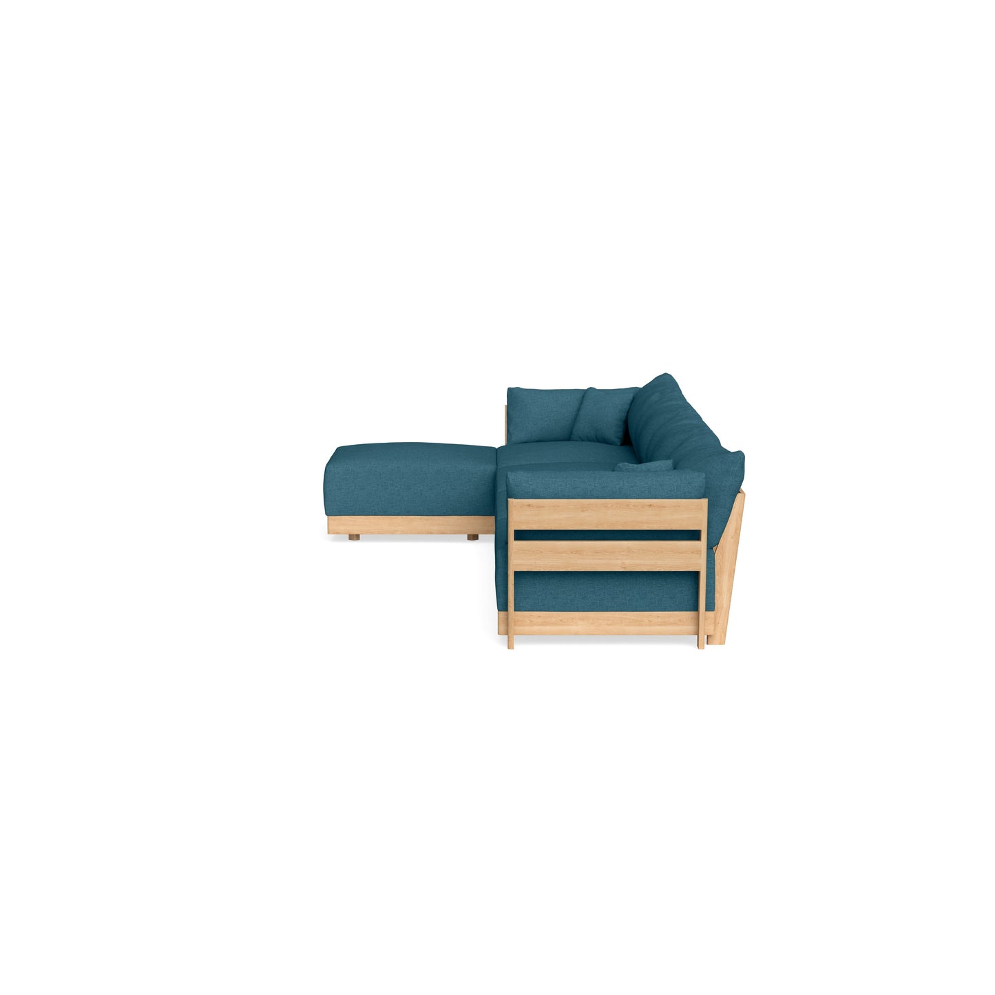 Slipcover Only - Modular Bondi 4-Seater Sectional in Aegean Blue
