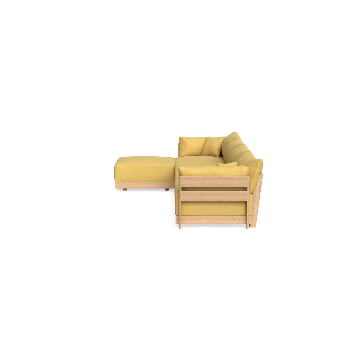 Slipcover Only - Modular Bondi 4-Seater Sectional in Goldenrod