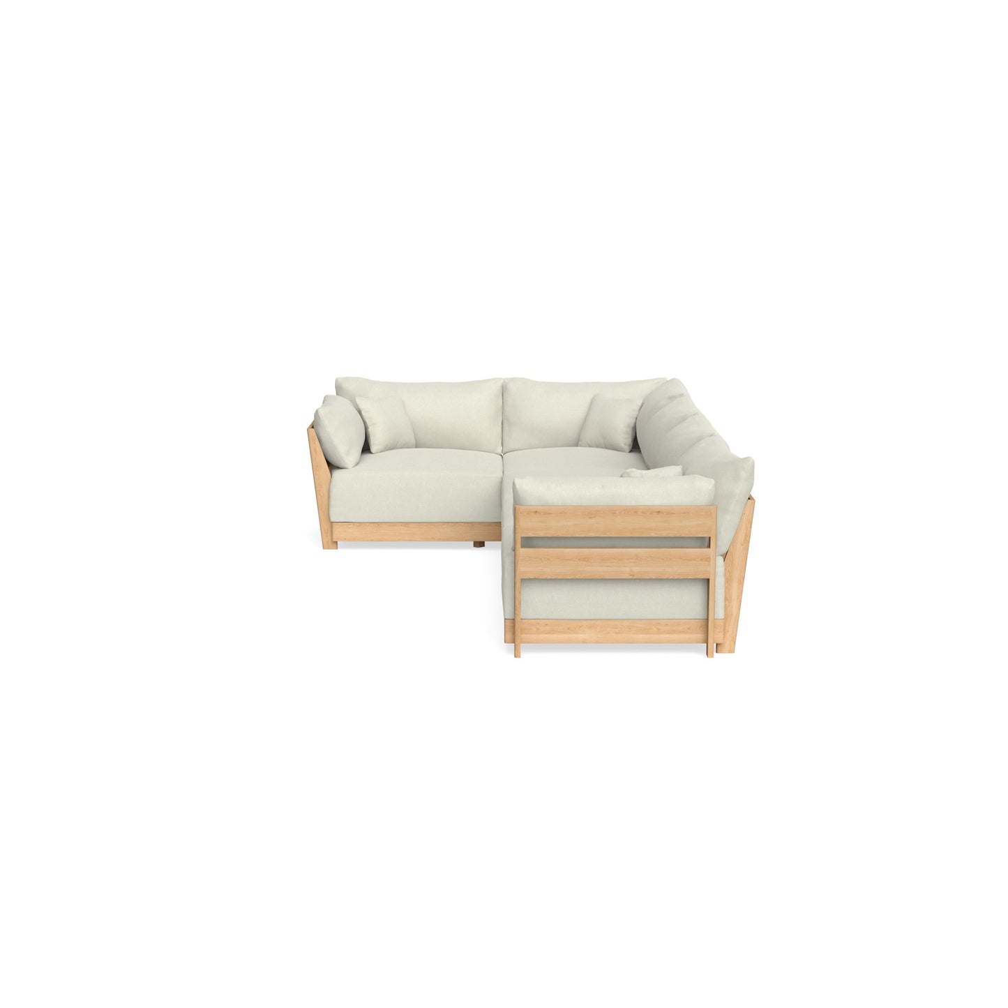 Slipcover Only - Modular Bondi 5-Seater L-Sectional in Eggshell