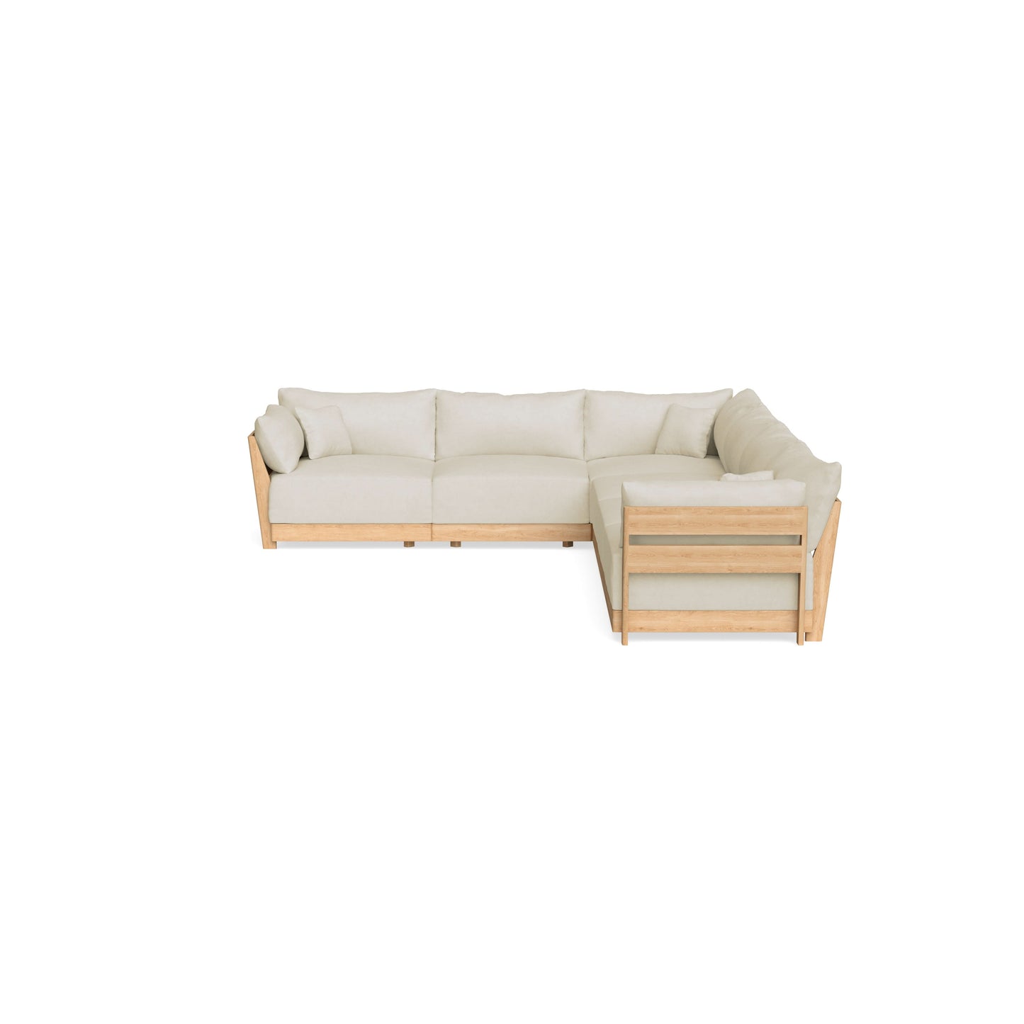 Slipcover Only - Modular Bondi 6-Seater Corner Sectional in Mascarpone