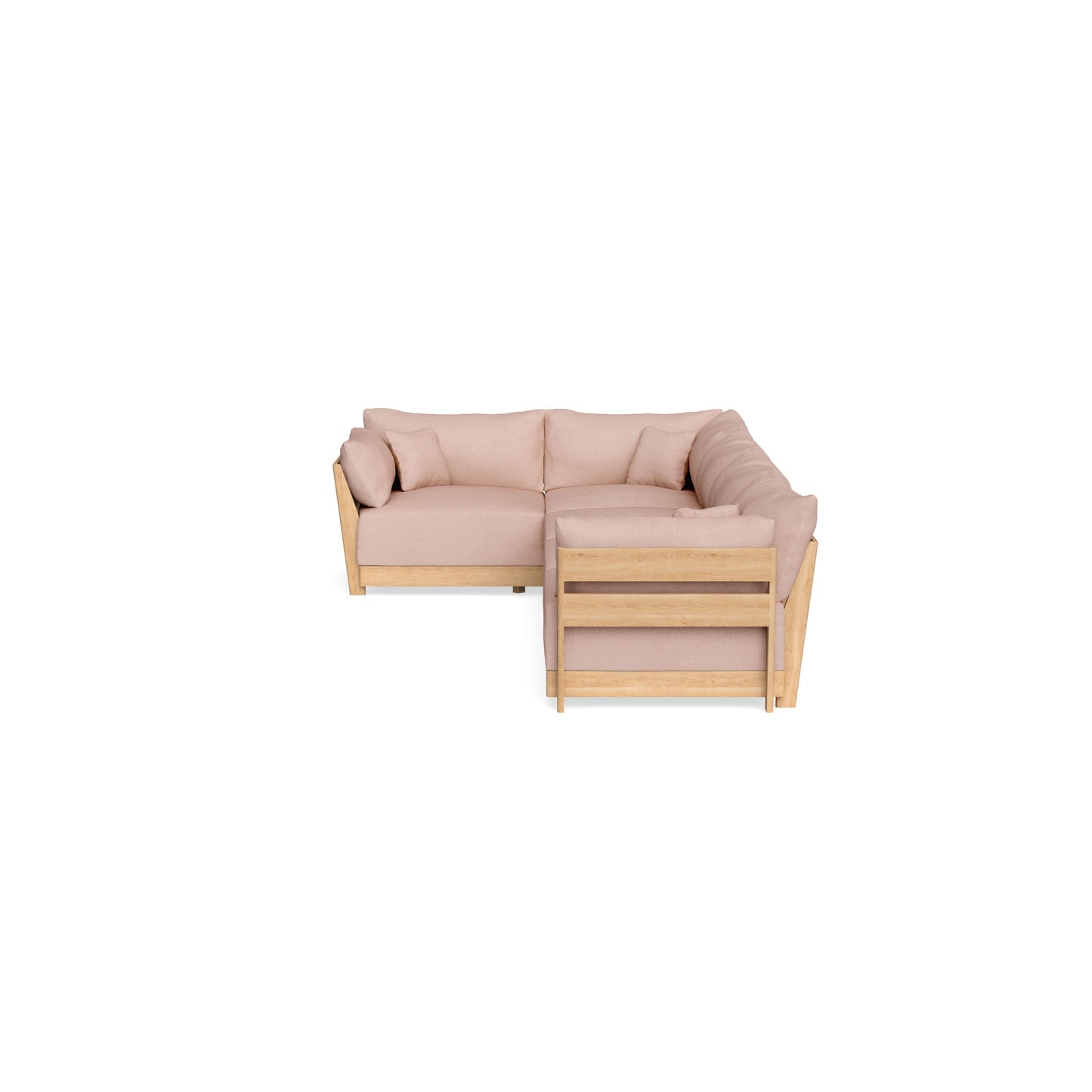 Slipcover Only - Modular Bondi 5-Seater L-Sectional in Rose Quartz