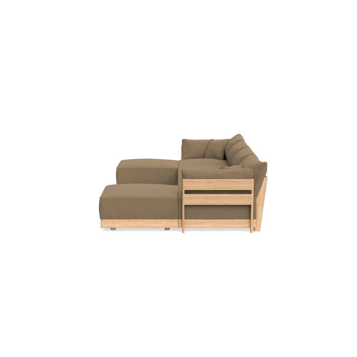 Slipcover Only - Modular Bondi 4-Seater U-Sectional in Macchiato