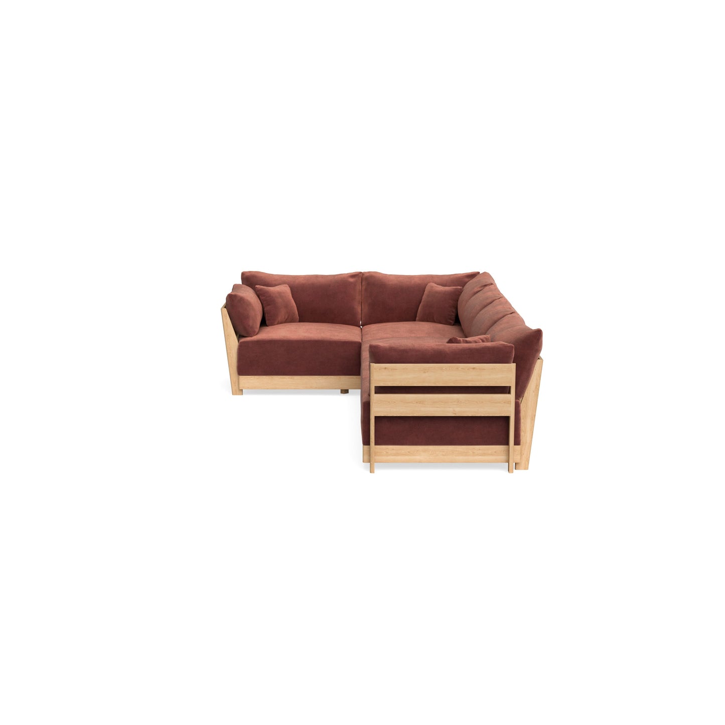 Slipcover Only - Modular Bondi 5-Seater L-Sectional in Spice