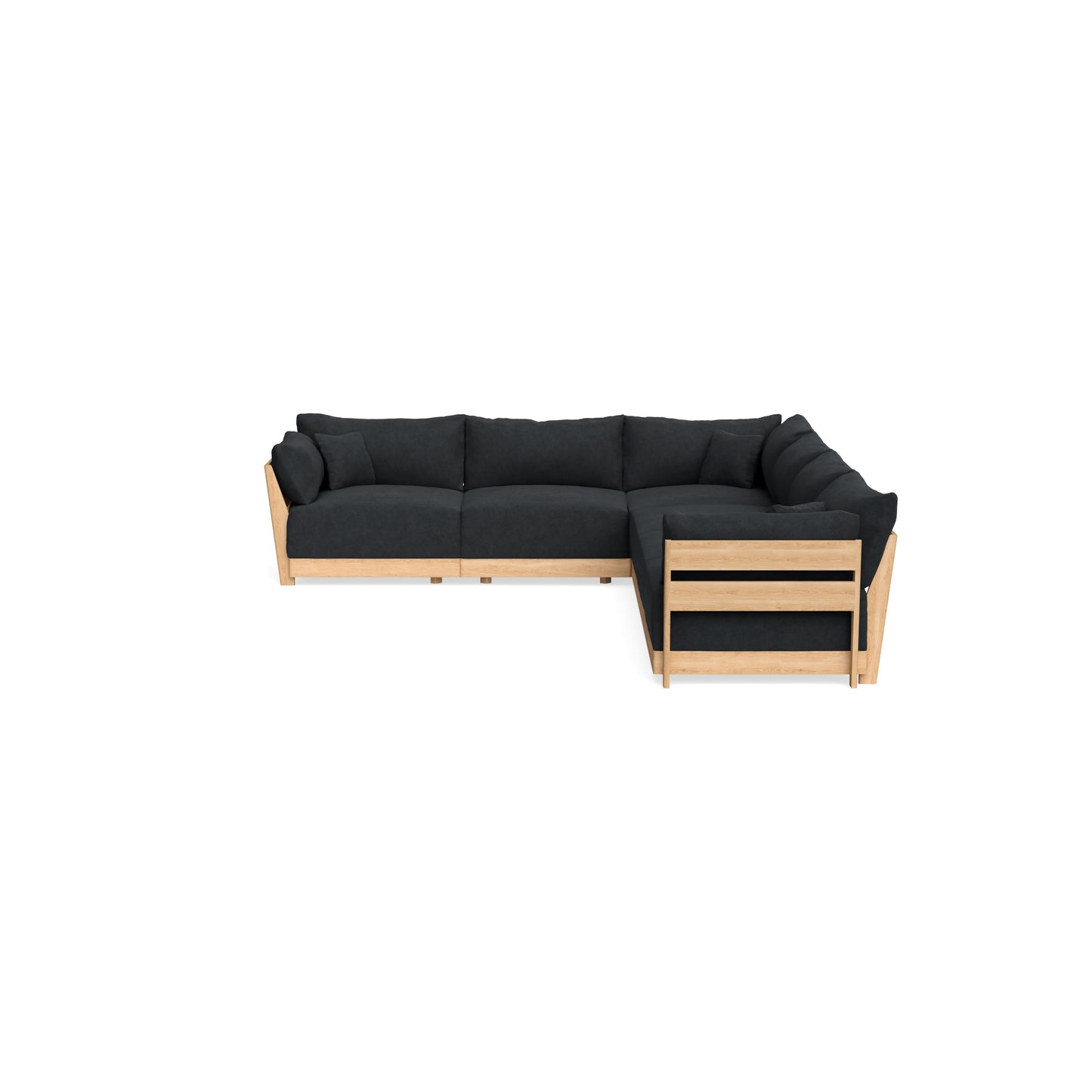 Slipcover Only - Modular Bondi 6-Seater Corner Sectional in Coal