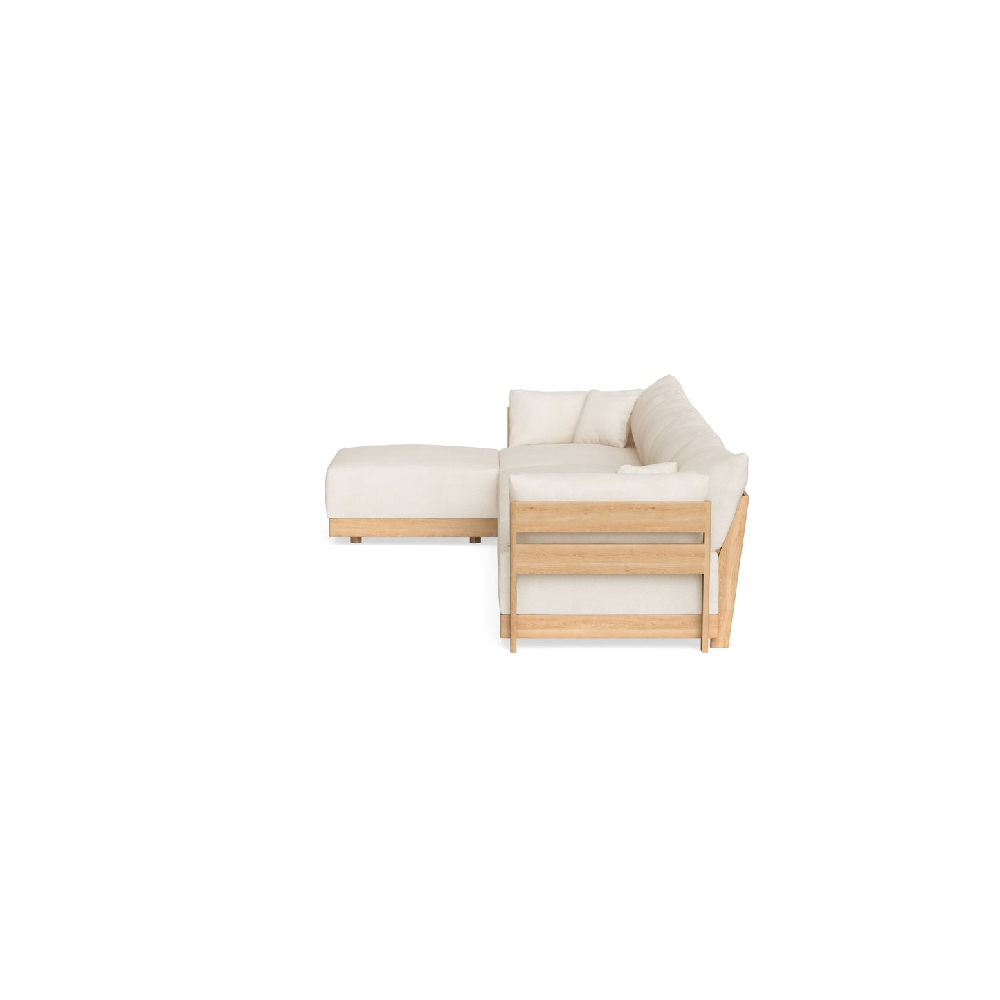Slipcover Only - Modular Bondi 4-Seater Sectional in Powder