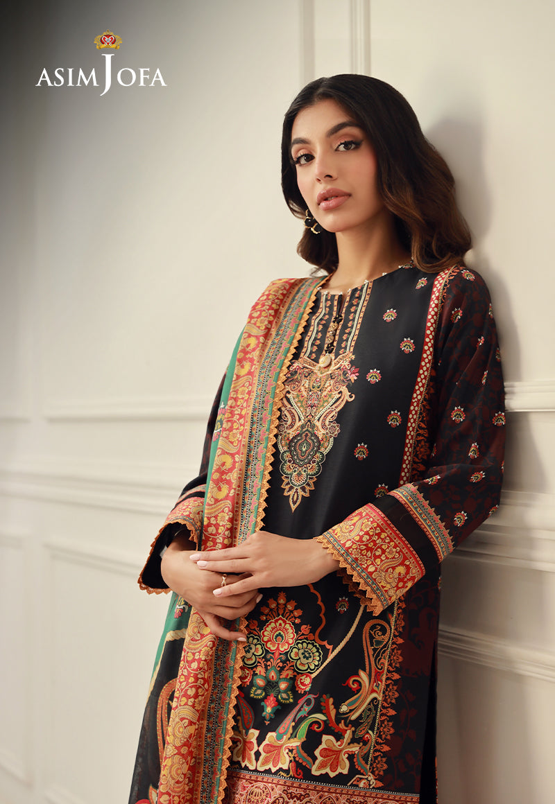 AJUN-15 PRINTED LAWN 3 PCS