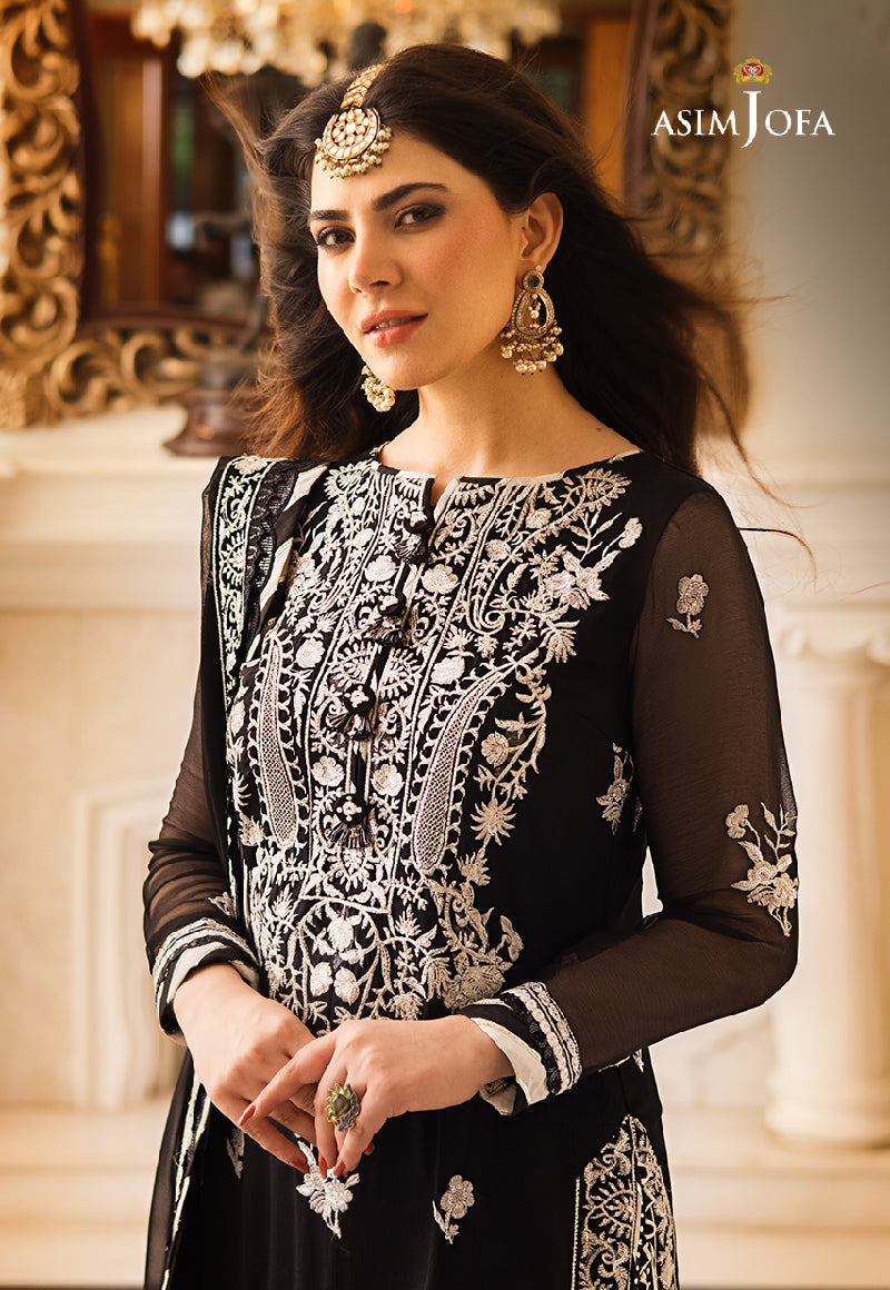 AJZS-02 EMBROIDERED CHIFFON 3 PCS