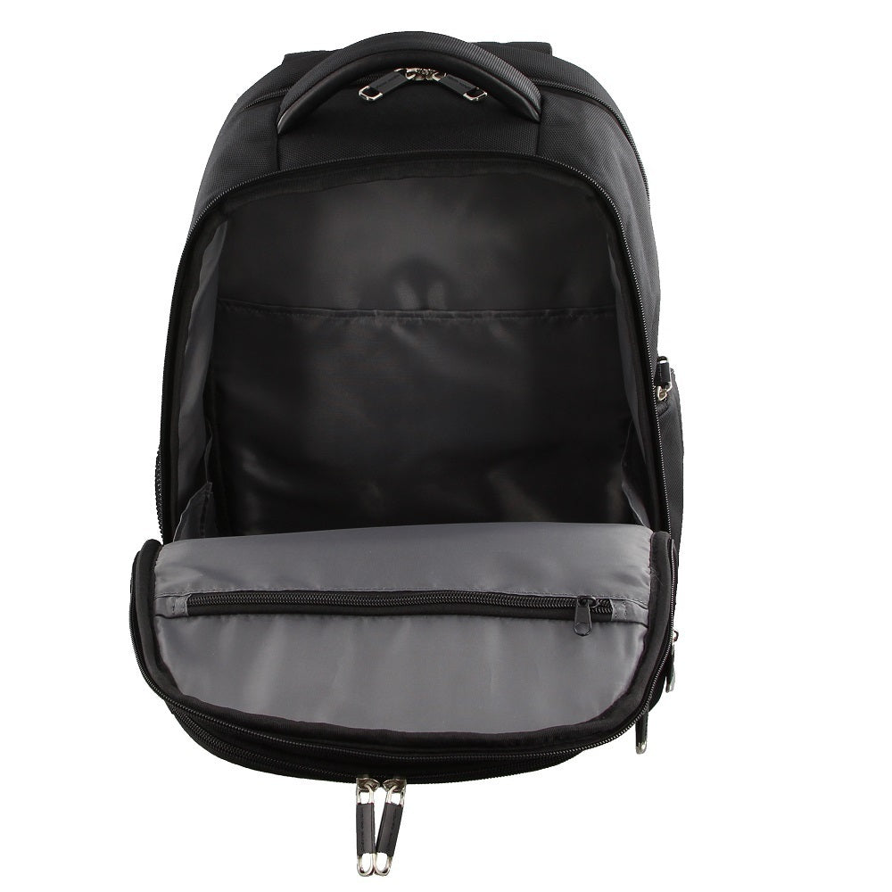 Pierre Cardin 30L 15" Laptop Backpack Travel Luggage RFID (Black)
