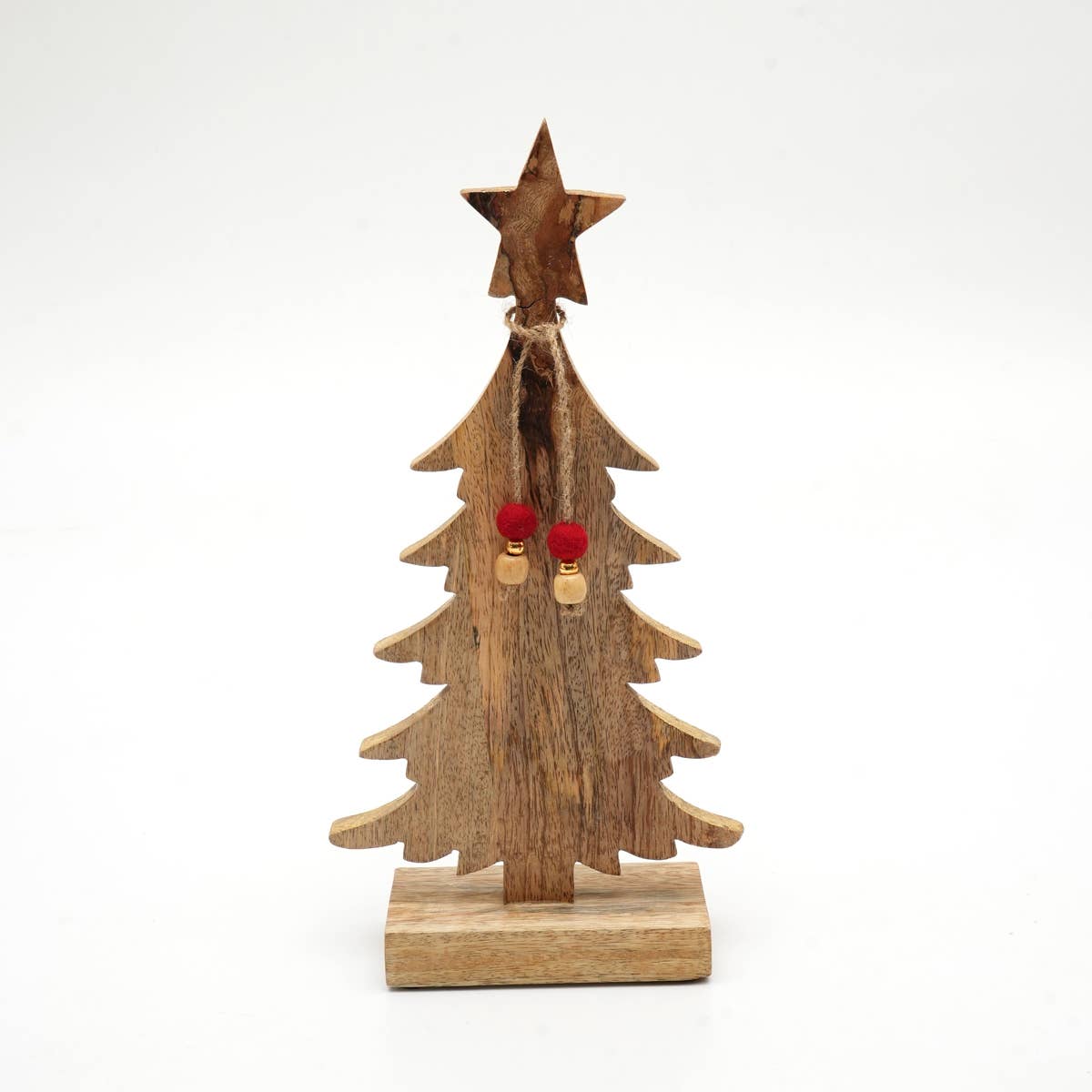 Wooden Table Top Christmas Conifer Tree