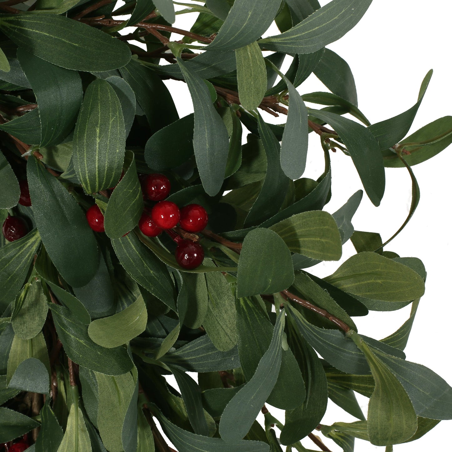 Zavin 25-inch Wreath Olive Leaf with Red Fruit