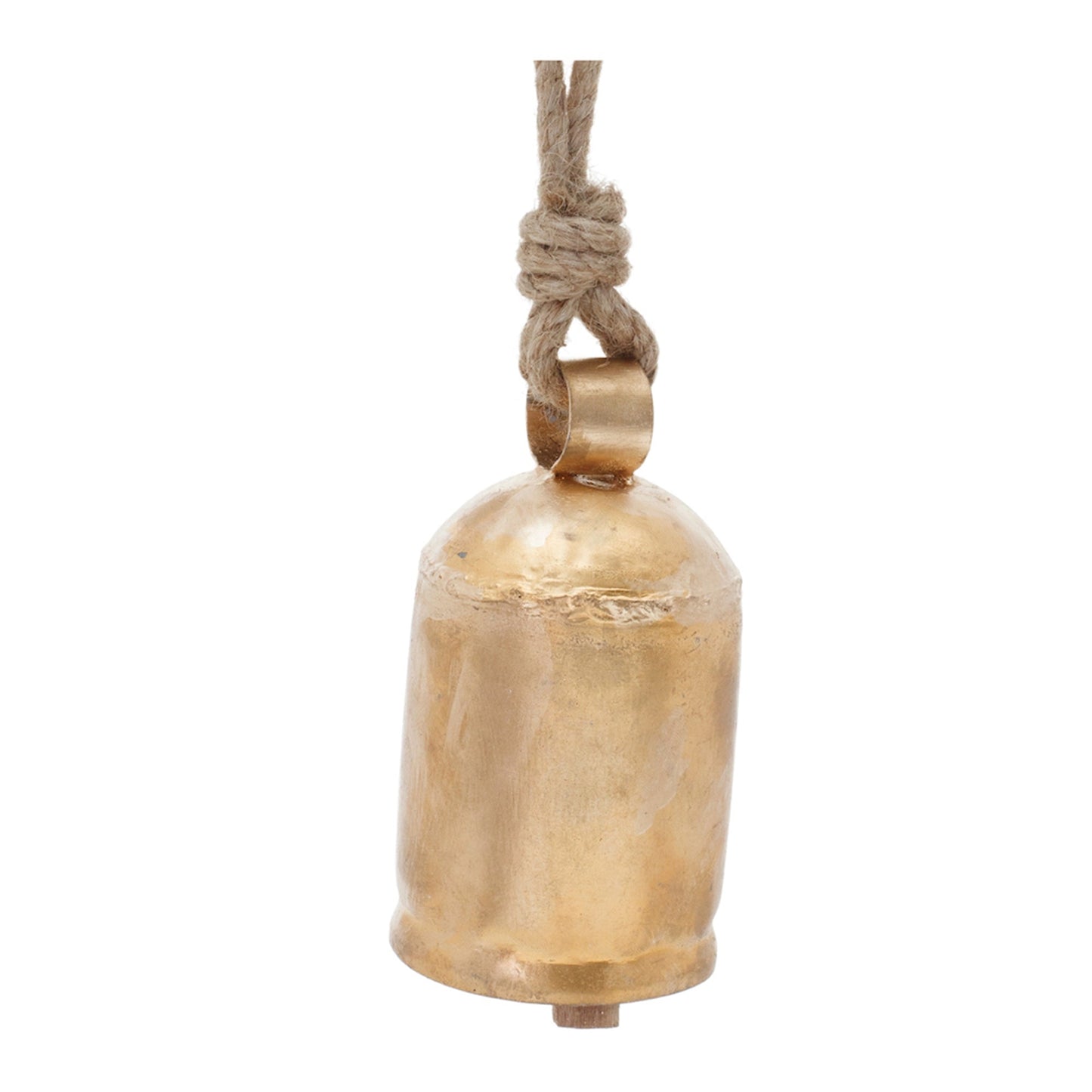 Gold Metal Bell Ornament, Set of 6
