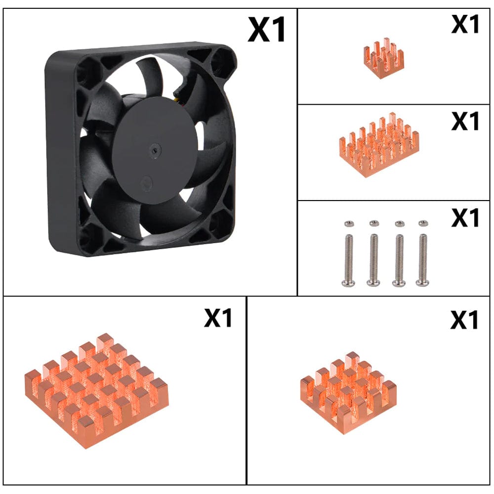 40mm Cooling Fan & Heatsink Set for Raspberry Pi 5