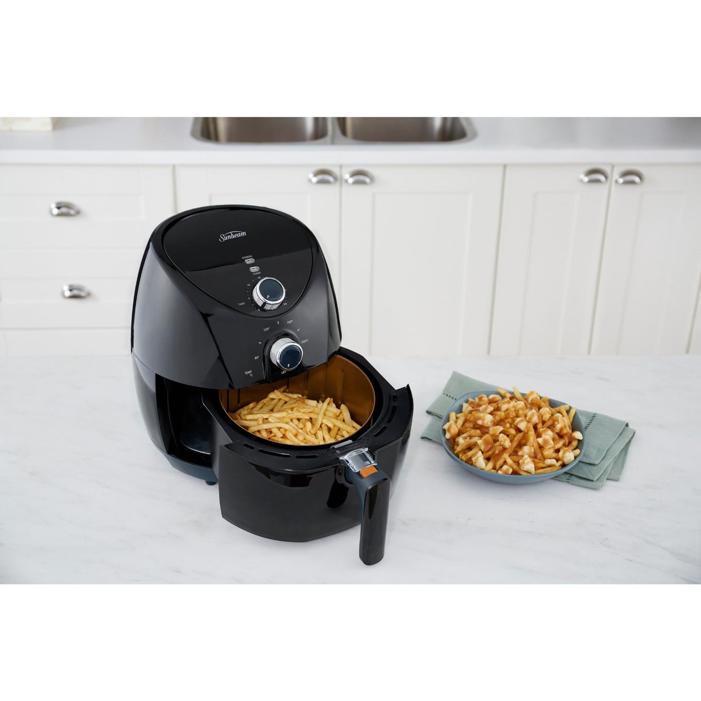 Sunbeam AFP4000BK Copper Infused 3L Air Fryer