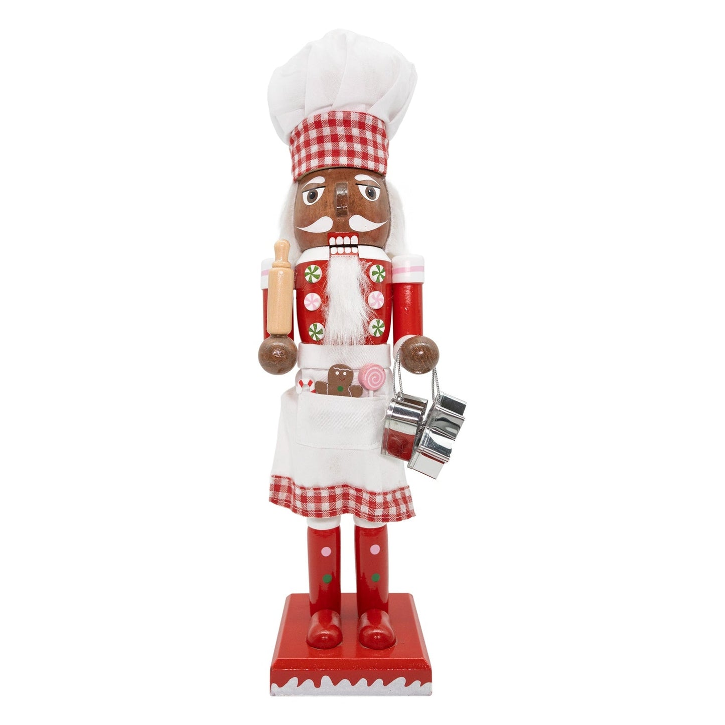 14" Baker Nutcracker Aa - White