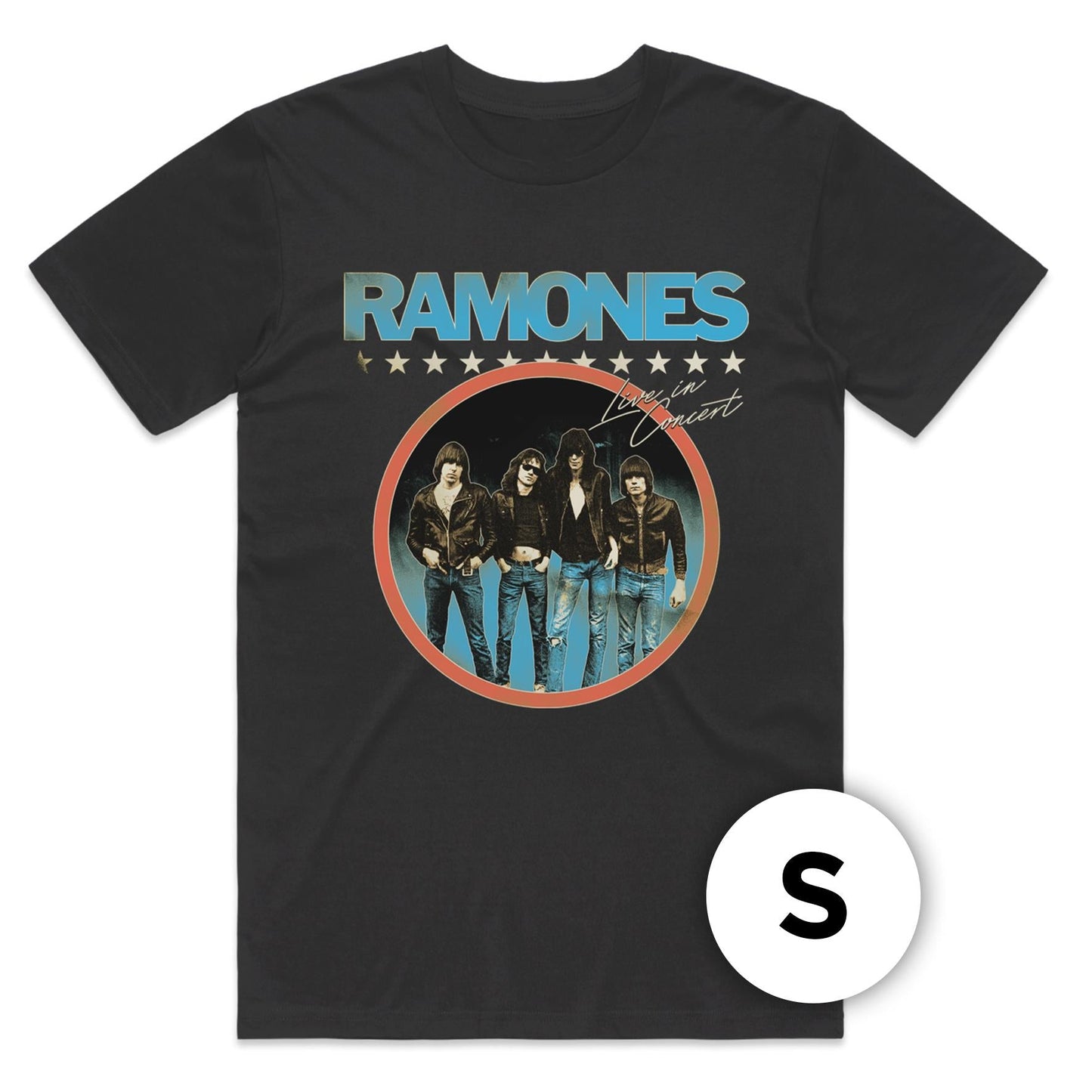 The Ramones - Live in Concert T-Shirt (Small)