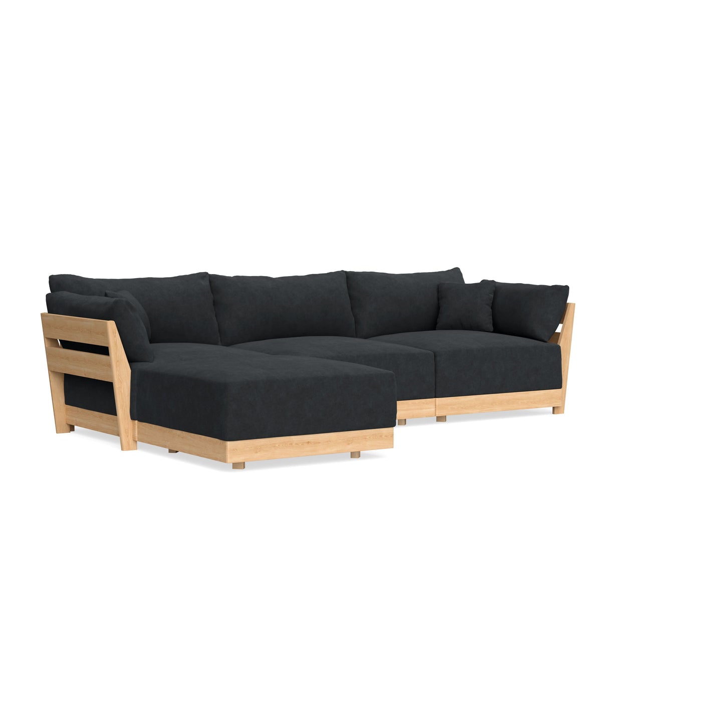 Slipcover Only - Modular Bondi 3-Seater Sectional in Coal