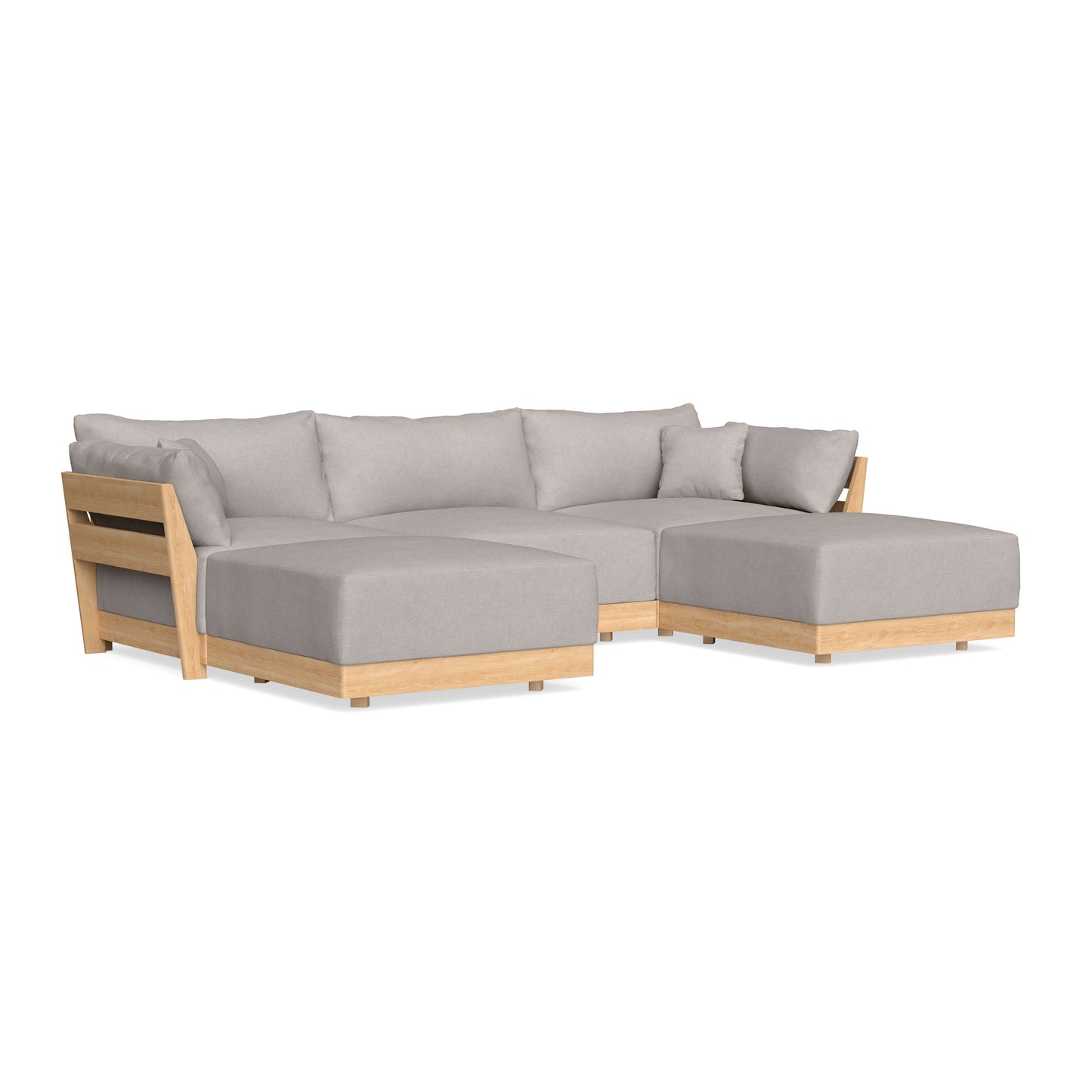 Slipcover Only - Modular Bondi 3-Seater U-Sectional in Cloud